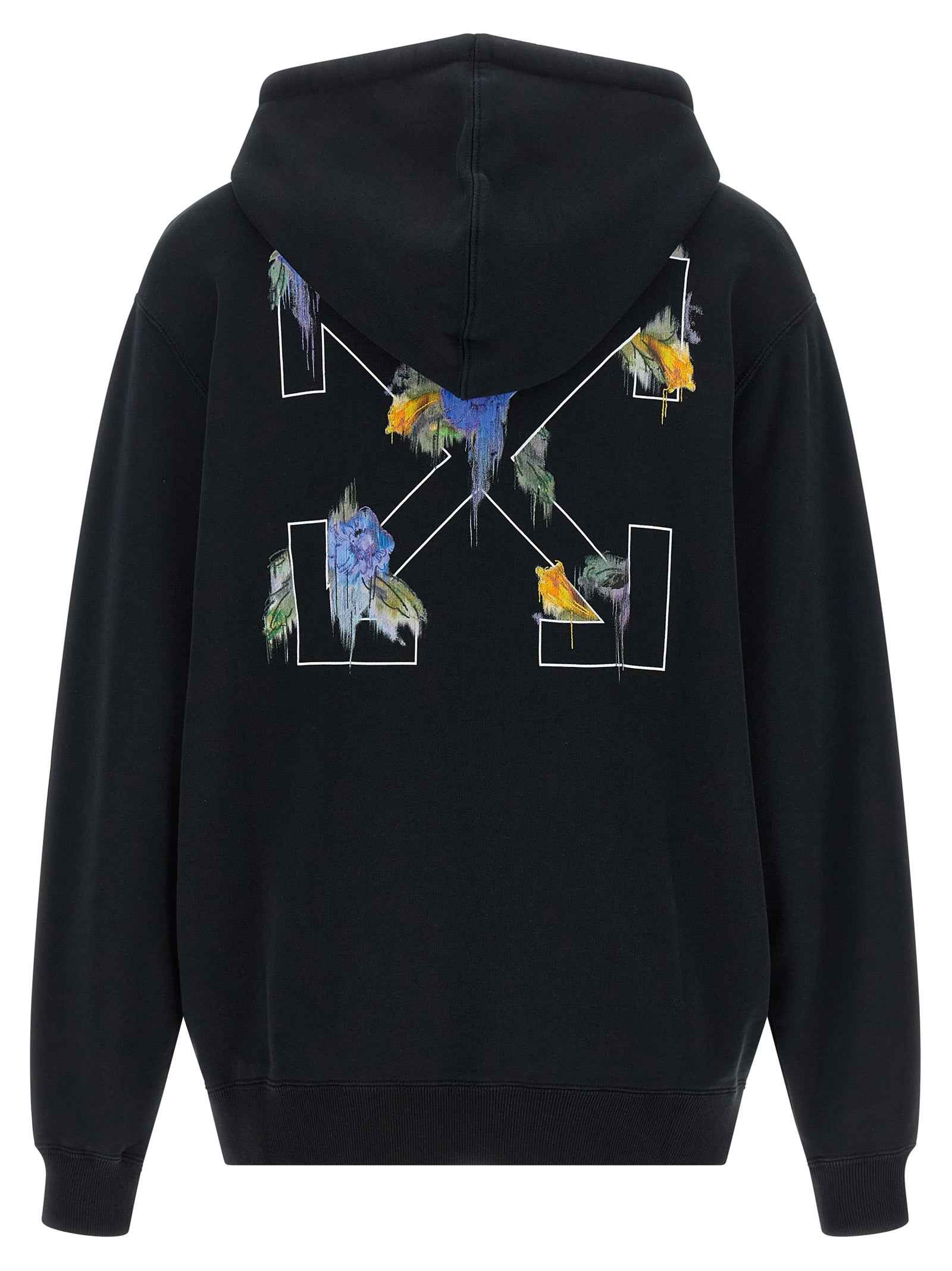 Off-White Black Cotton Sweatshirt