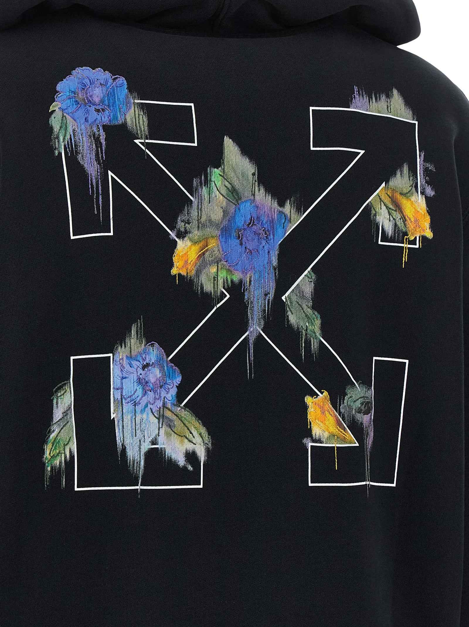 Off-White Black Cotton Sweatshirt