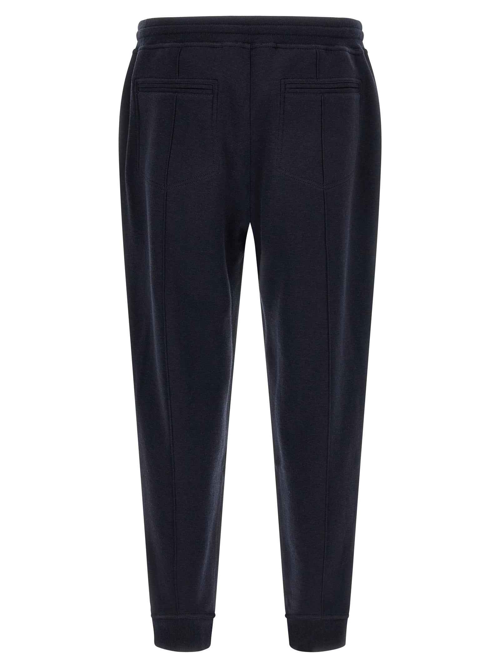 Brunello Cucinelli Blue Cotton Joggers (Workout Pants)