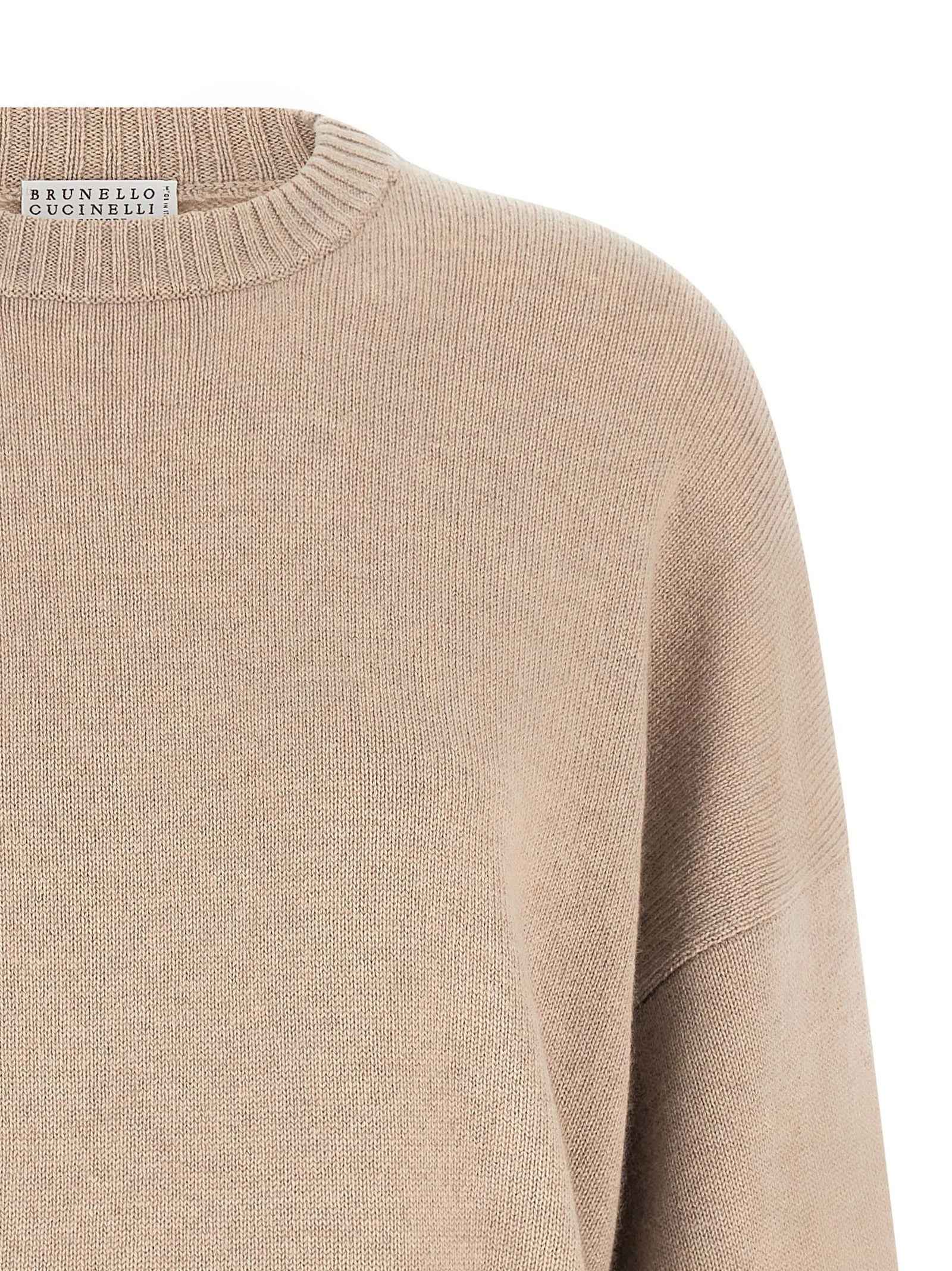 Brunello Cucinelli Beige Cashmere Cardigan