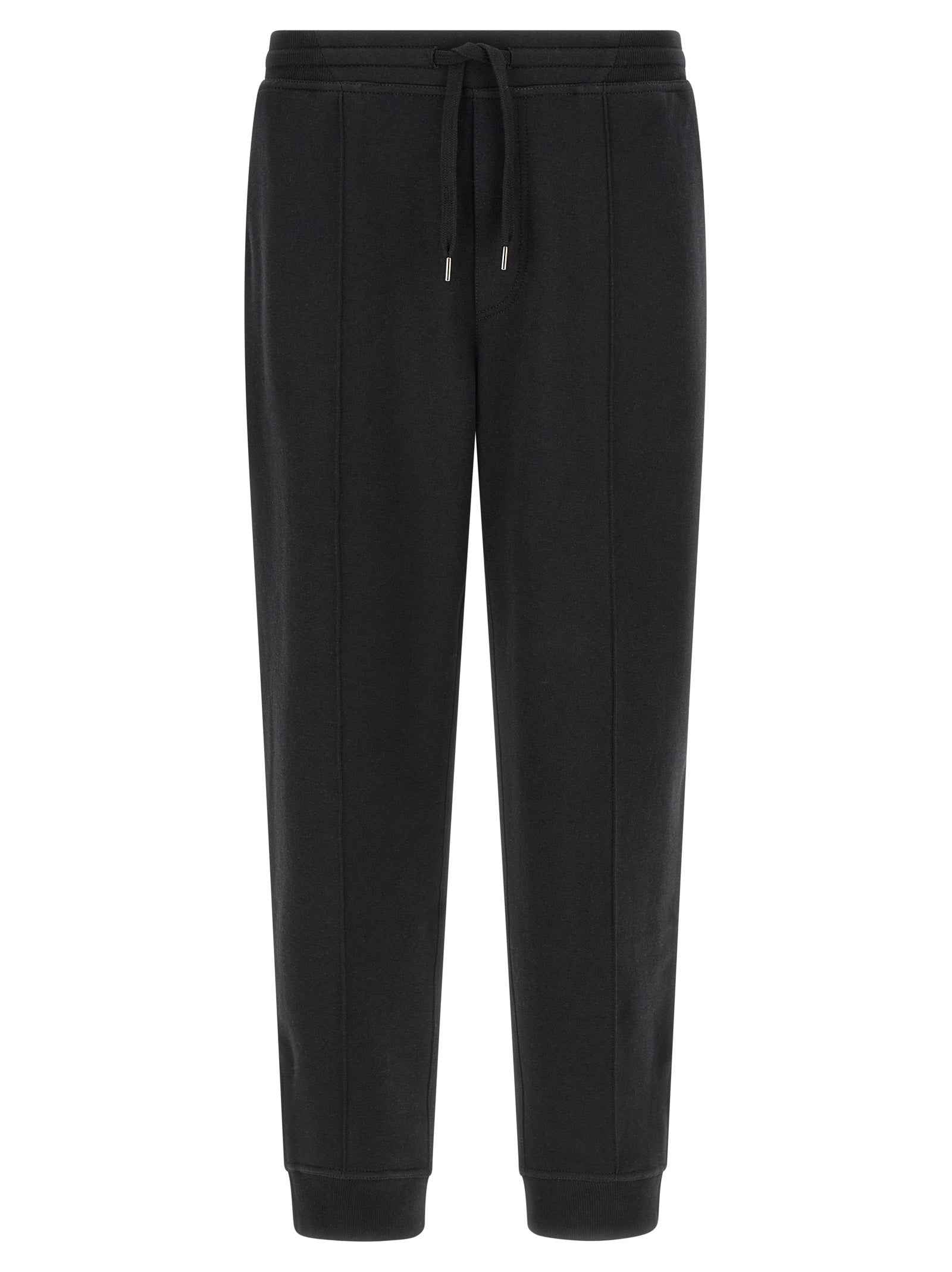 Brunello Cucinelli Black Cotton Joggers (Workout Pants)
