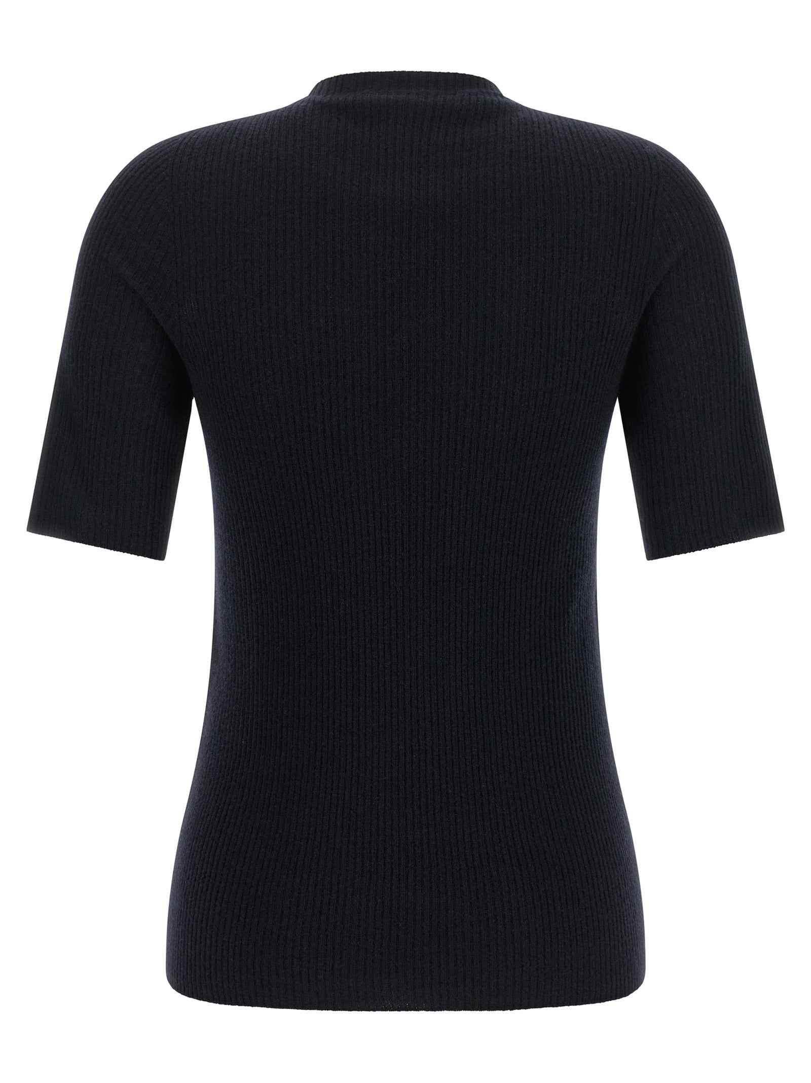 Fabiana Filippi Blue Virgin Wool T-Shirt