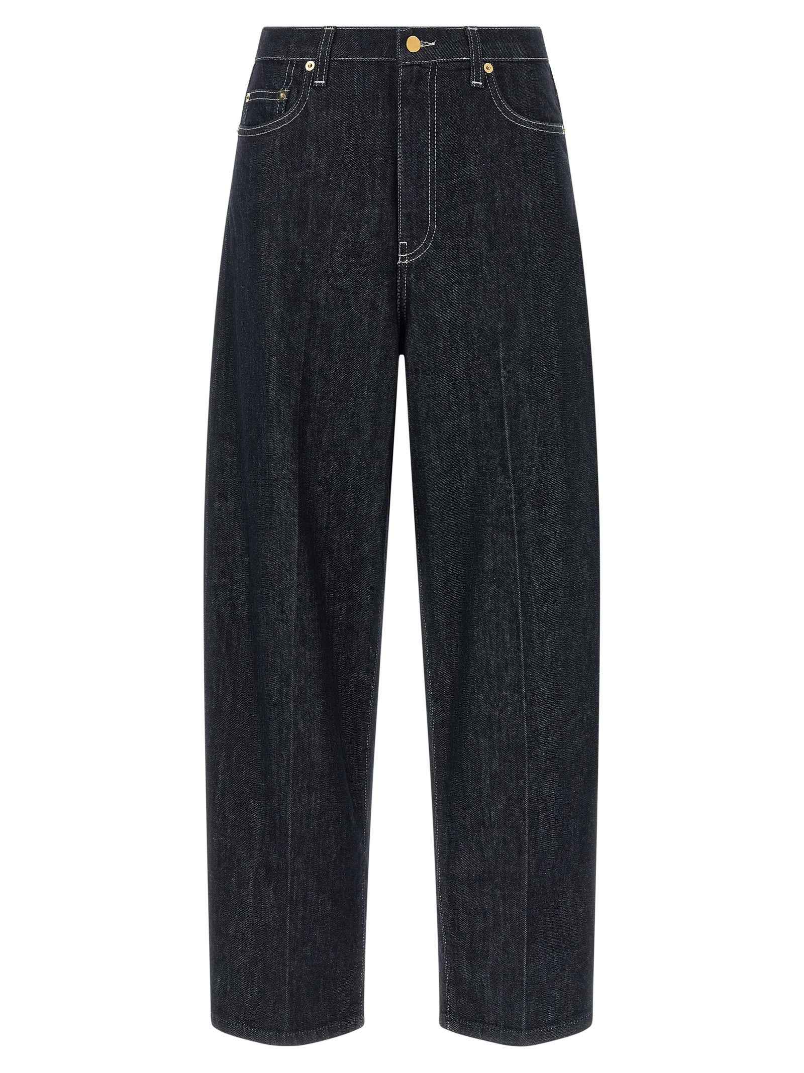 Fabiana Filippi Blue Cotton Jeans Denim