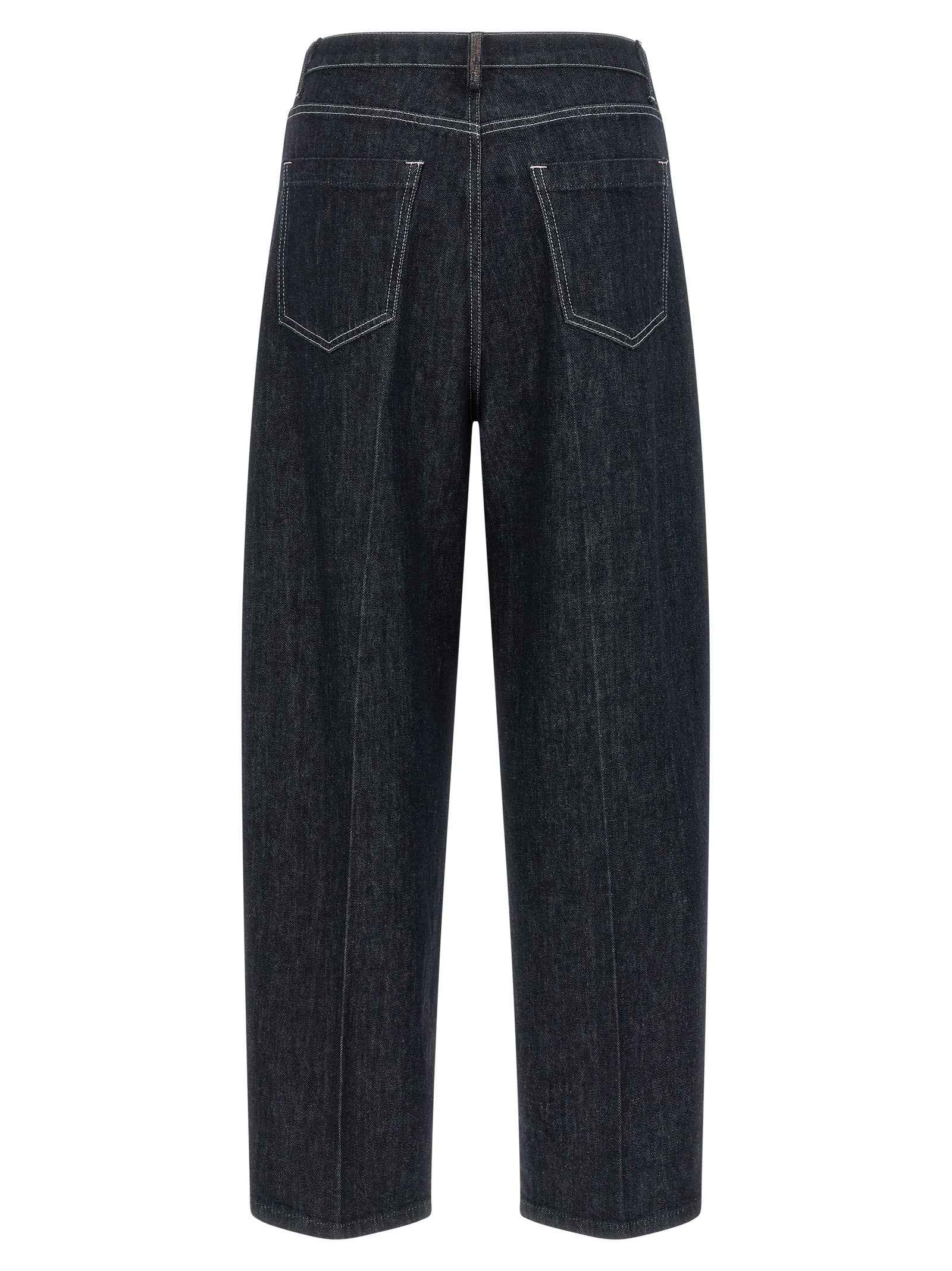 Fabiana Filippi Blue Cotton Jeans Denim