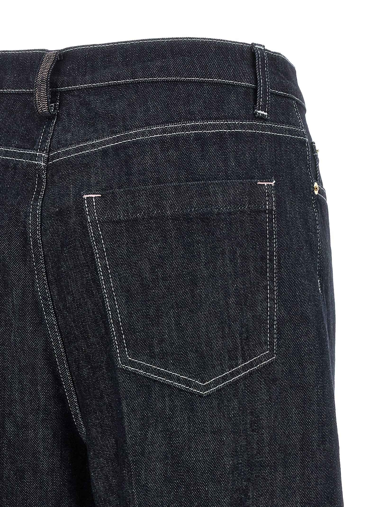 Fabiana Filippi Blue Cotton Jeans Denim