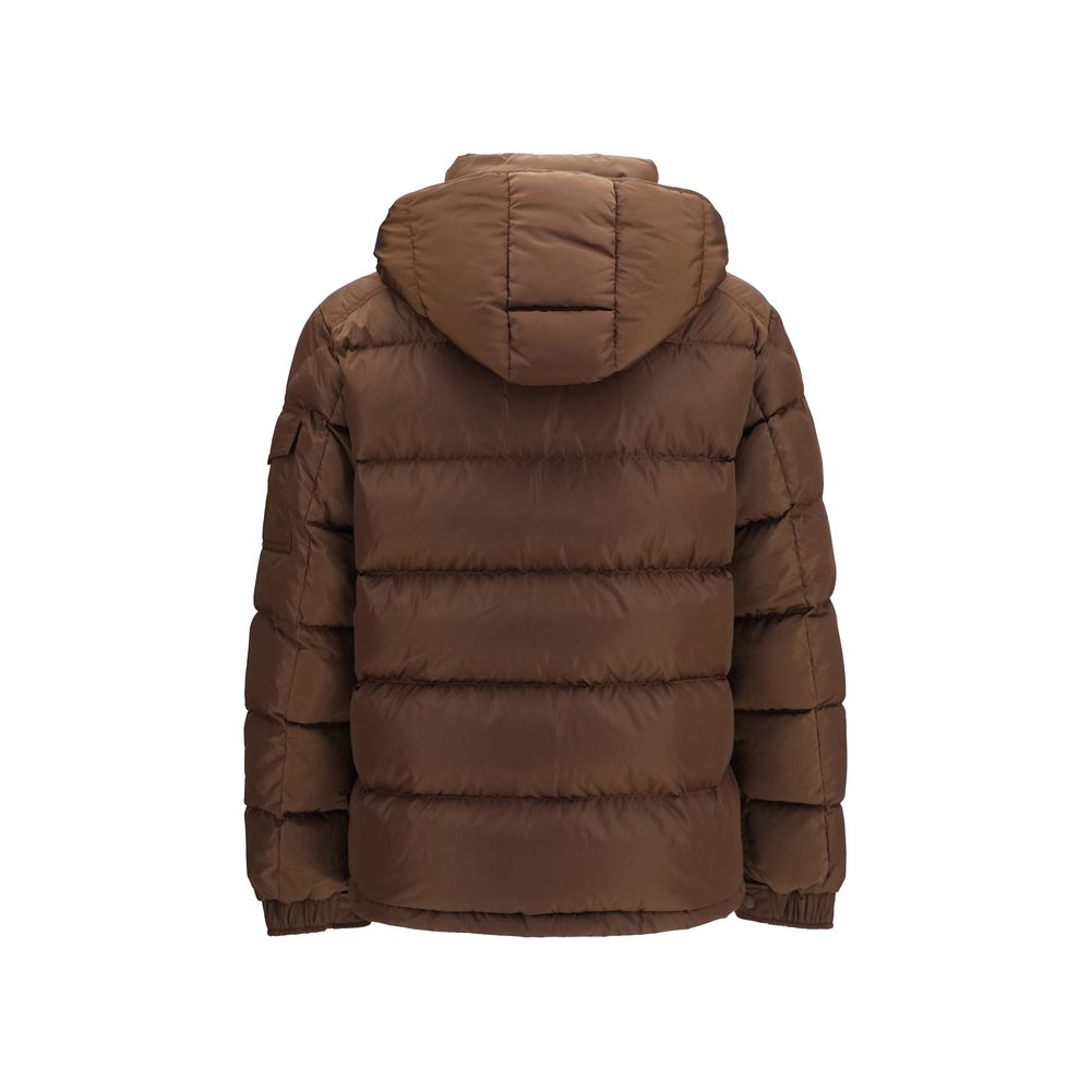 Moncler Brown Polyamide Full-Length Jacket