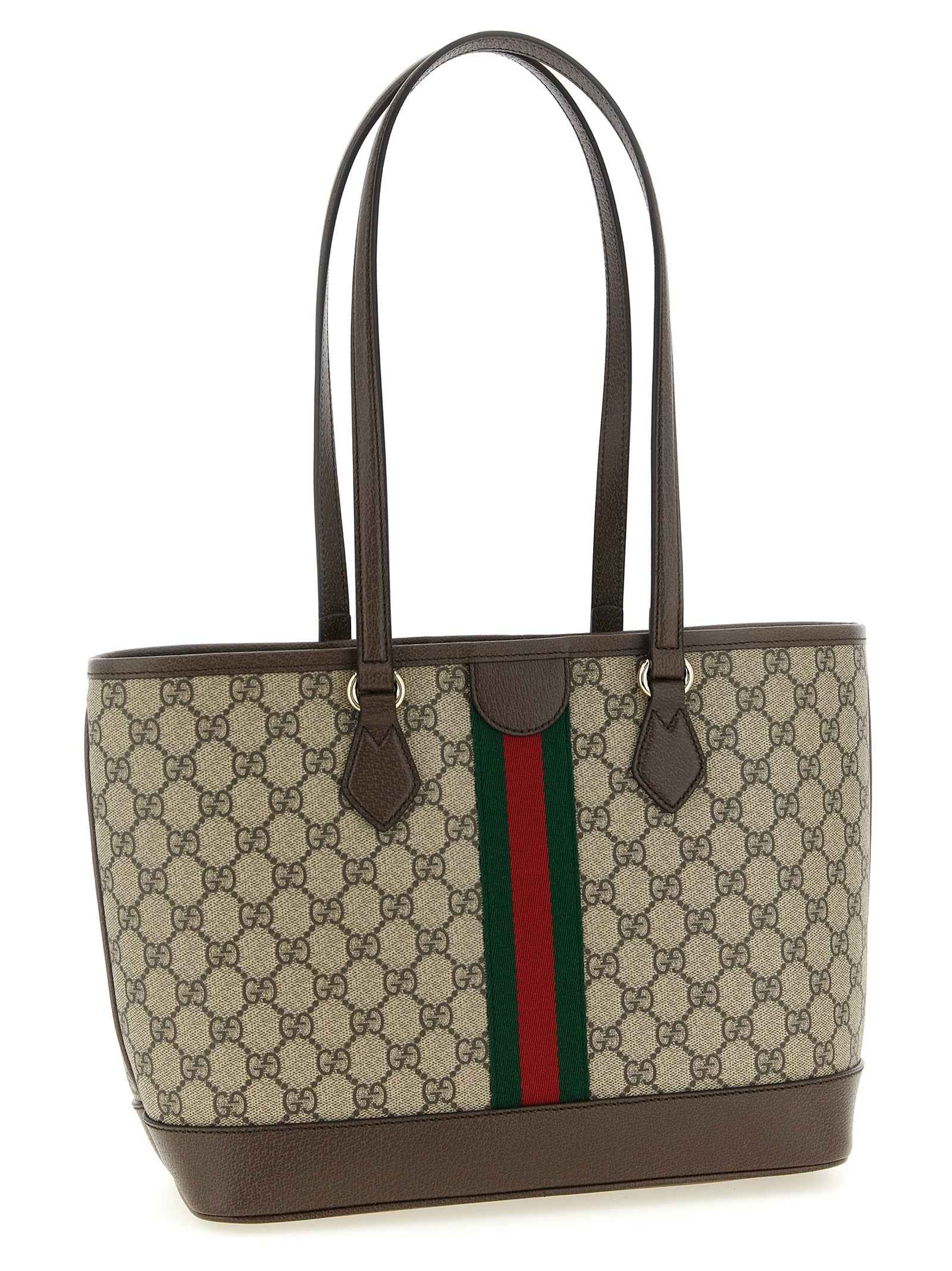 Gucci Brown Polyethylene Tote Bag