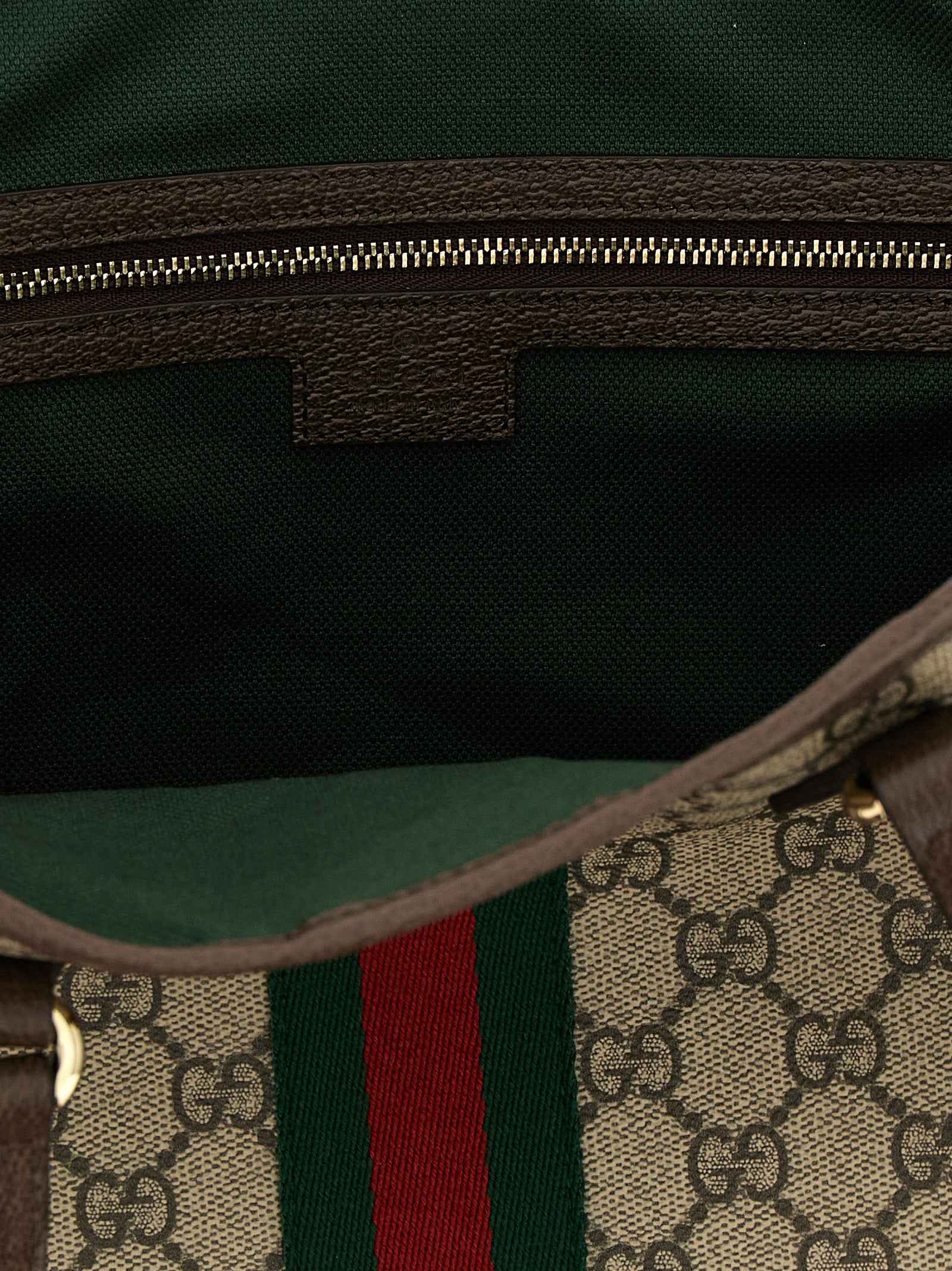 Gucci Brown Polyethylene Tote Bag