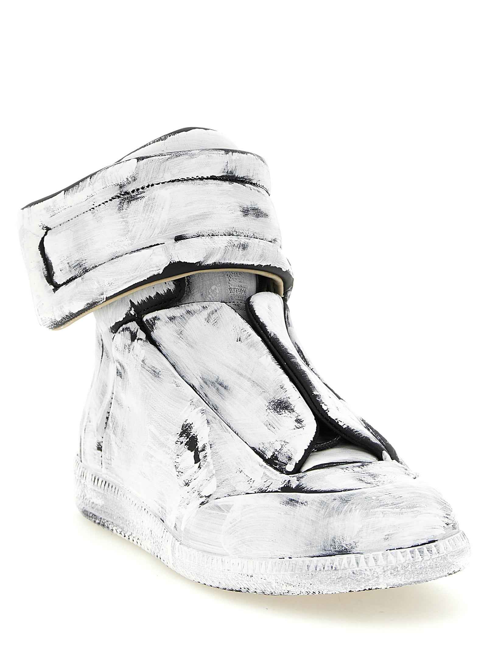Maison Margiela Bicolor Calfskin Athletic Sneakers