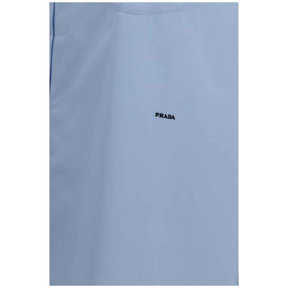 Prada Blue Cotton Shirt