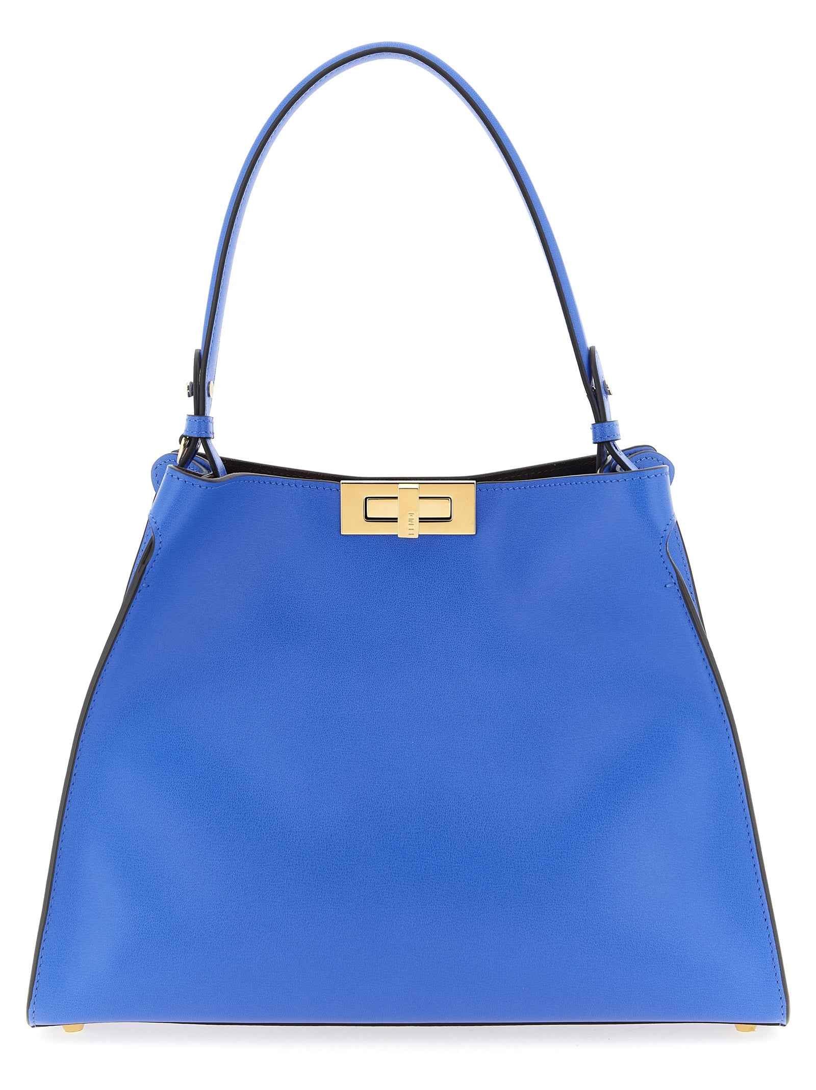 Fendi Blue Calfskin Handbag