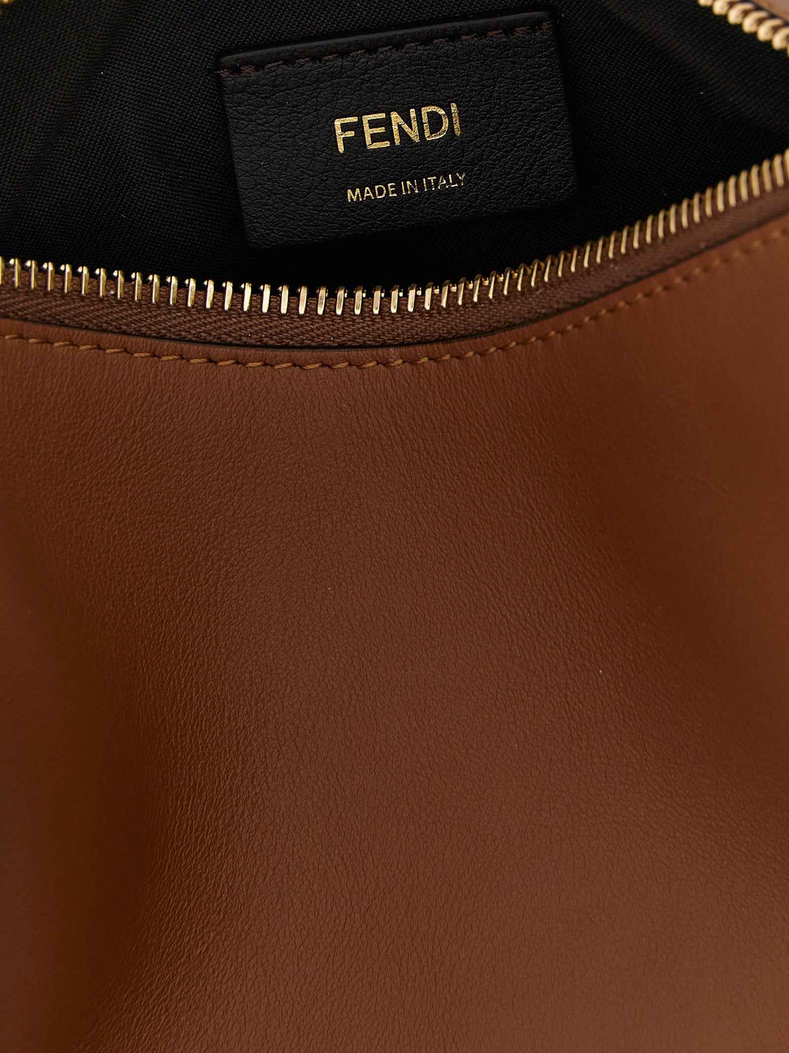 Fendi Brown Calfskin Handbag