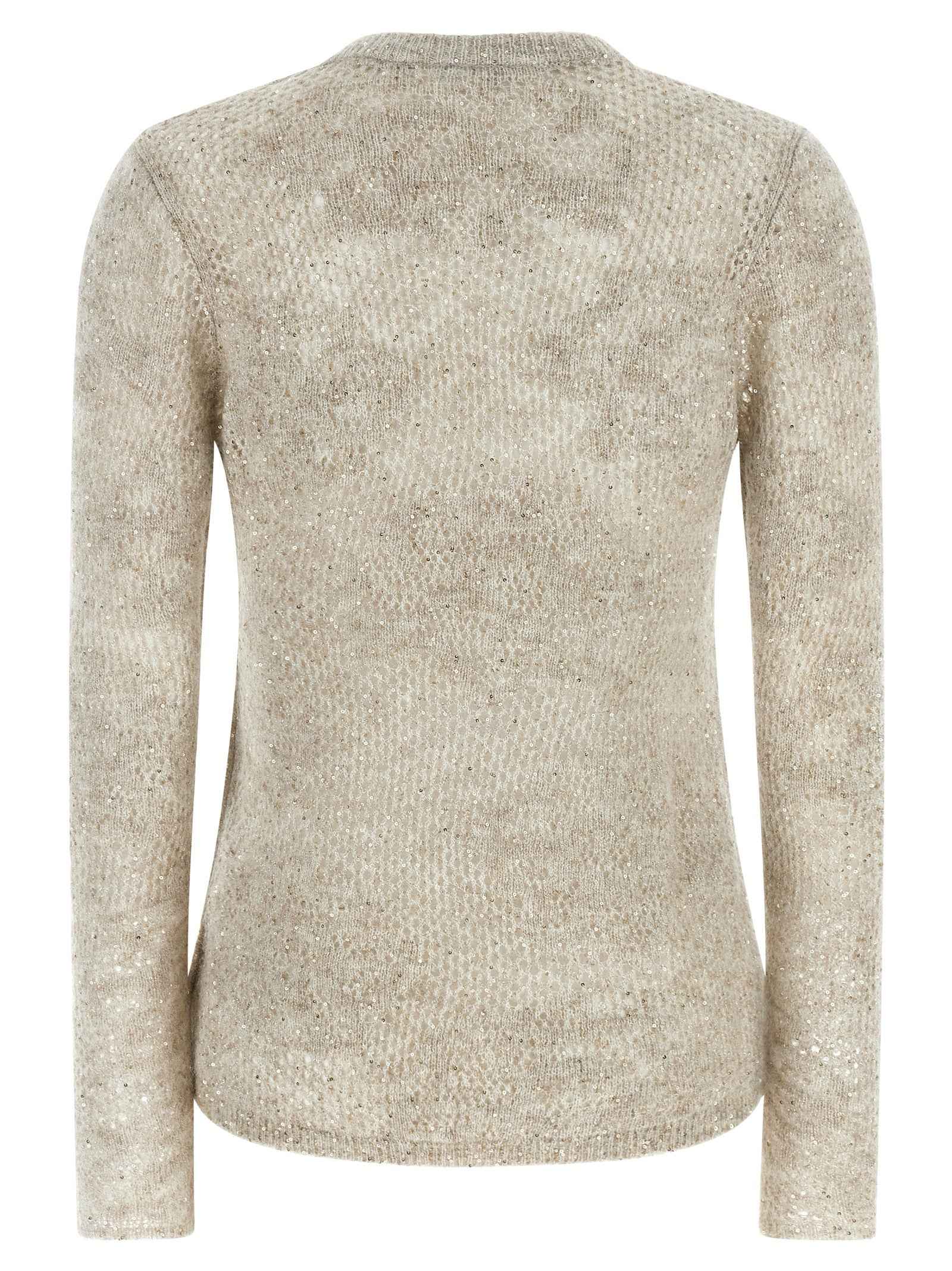 Brunello Cucinelli Beige Nylon Cardigan