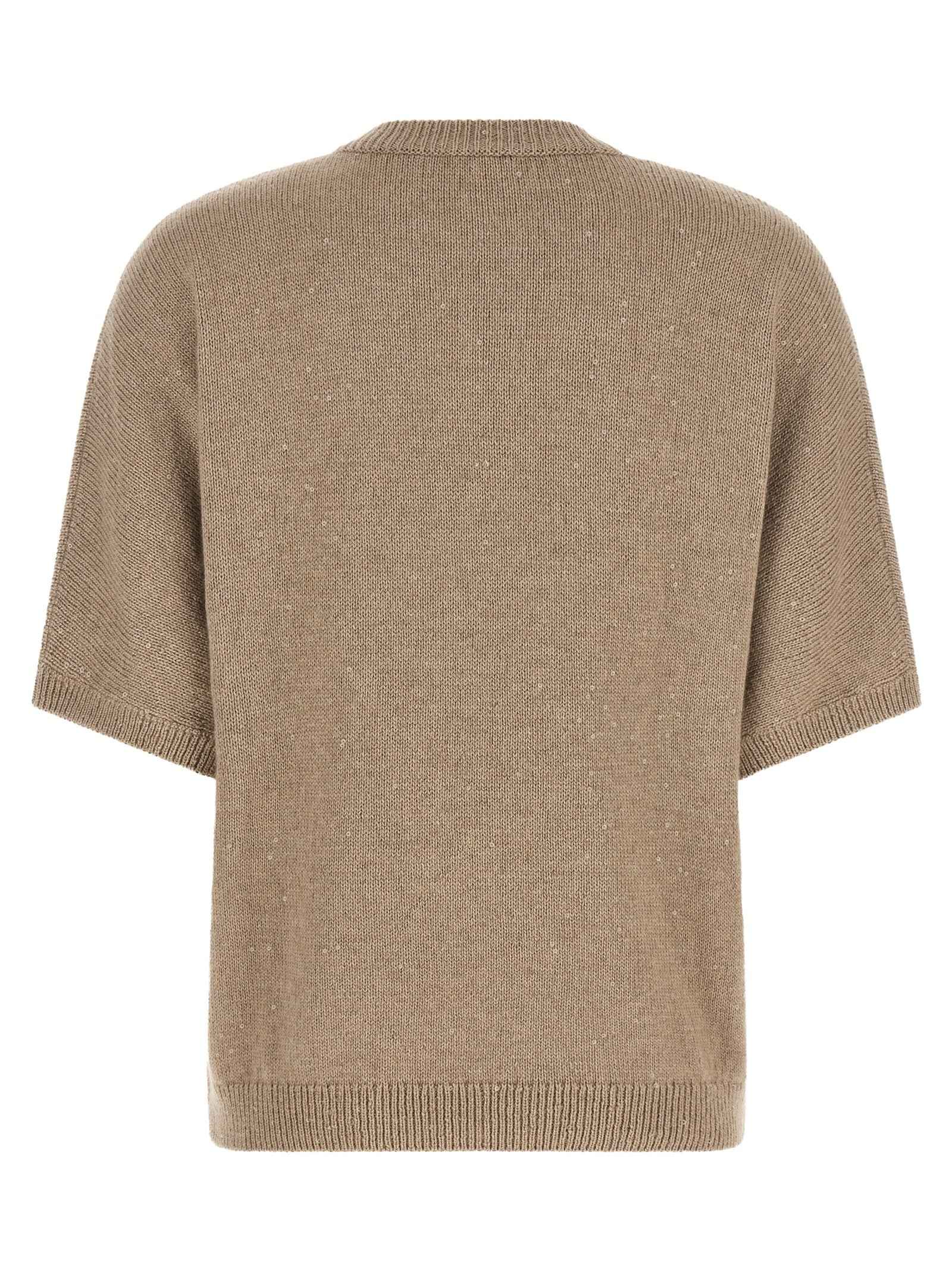 Brunello Cucinelli Beige Cashmere Cardigan