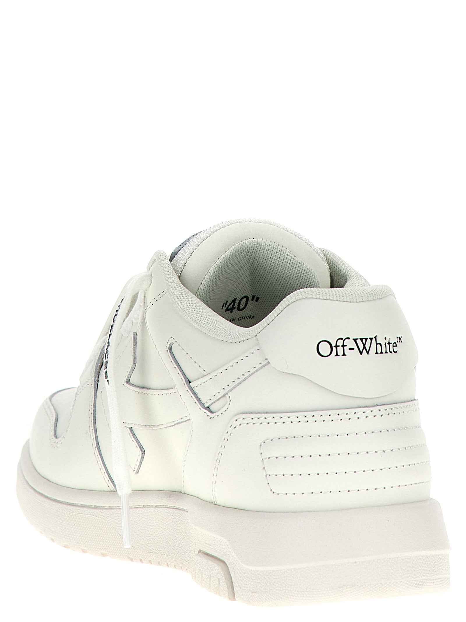Off-White White Calfskin Low Top Sneakers