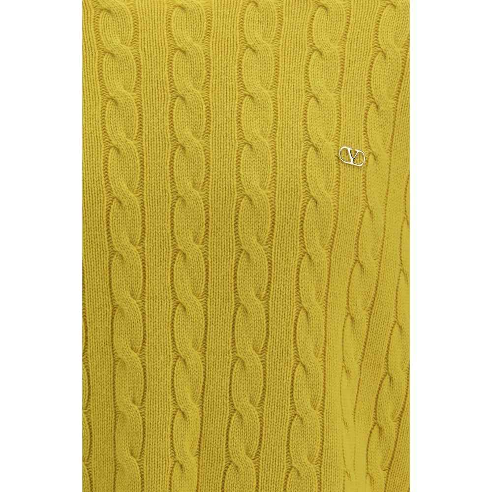 Valentino Garavani Bicolor Cashmere Sweater