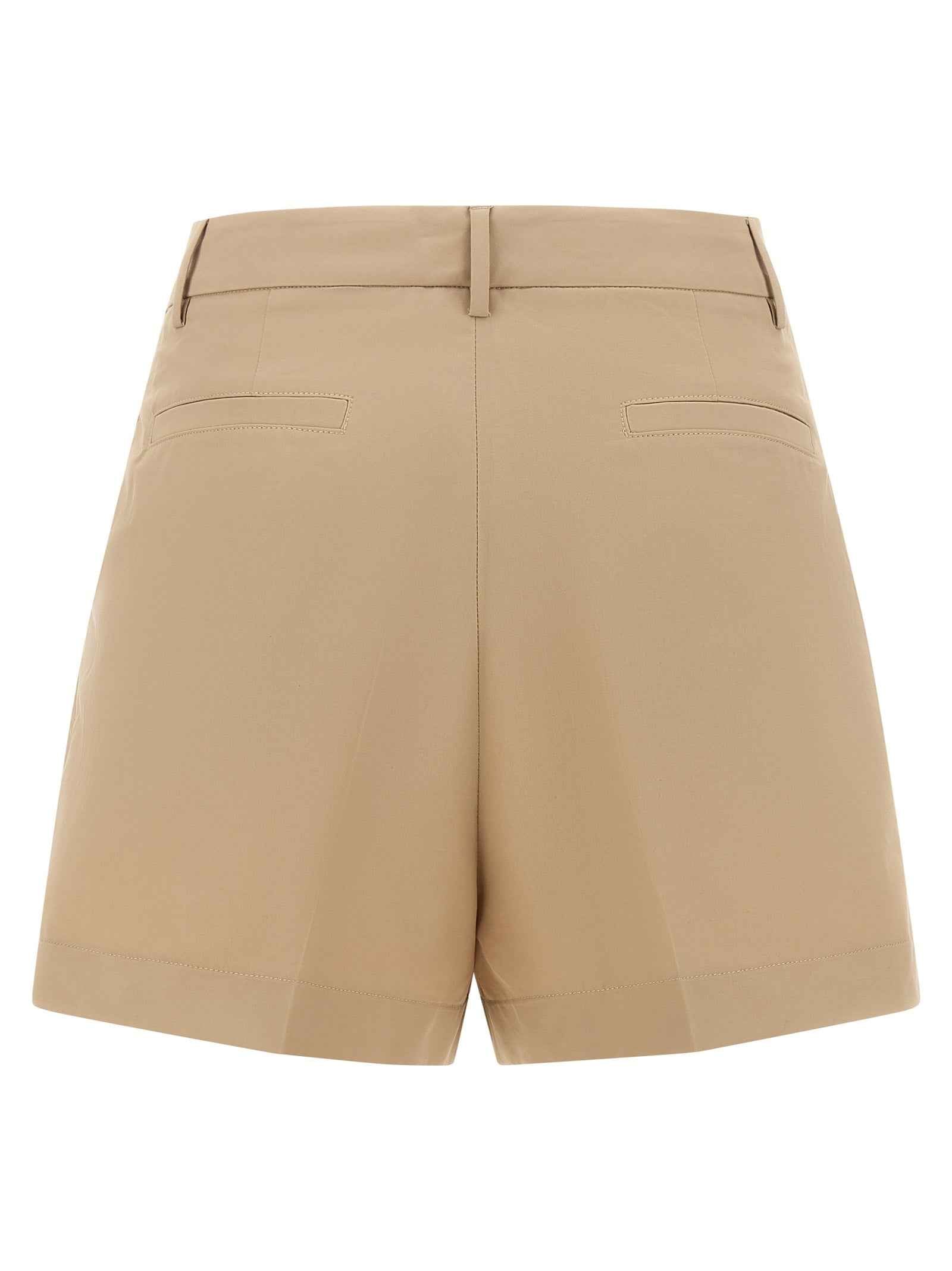 Fabiana Filippi Brown Cotton Bermuda Shorts