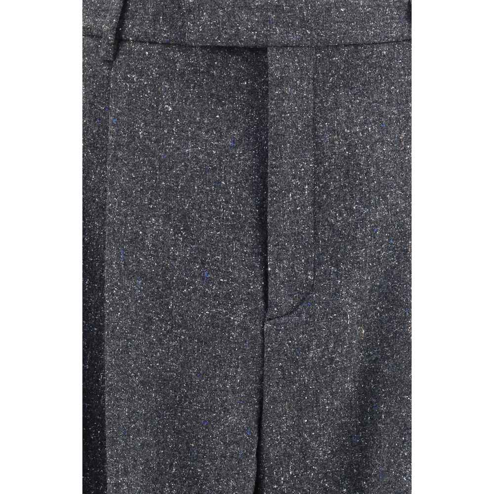 Valentino Garavani Gray Wool Oves Aries Pants