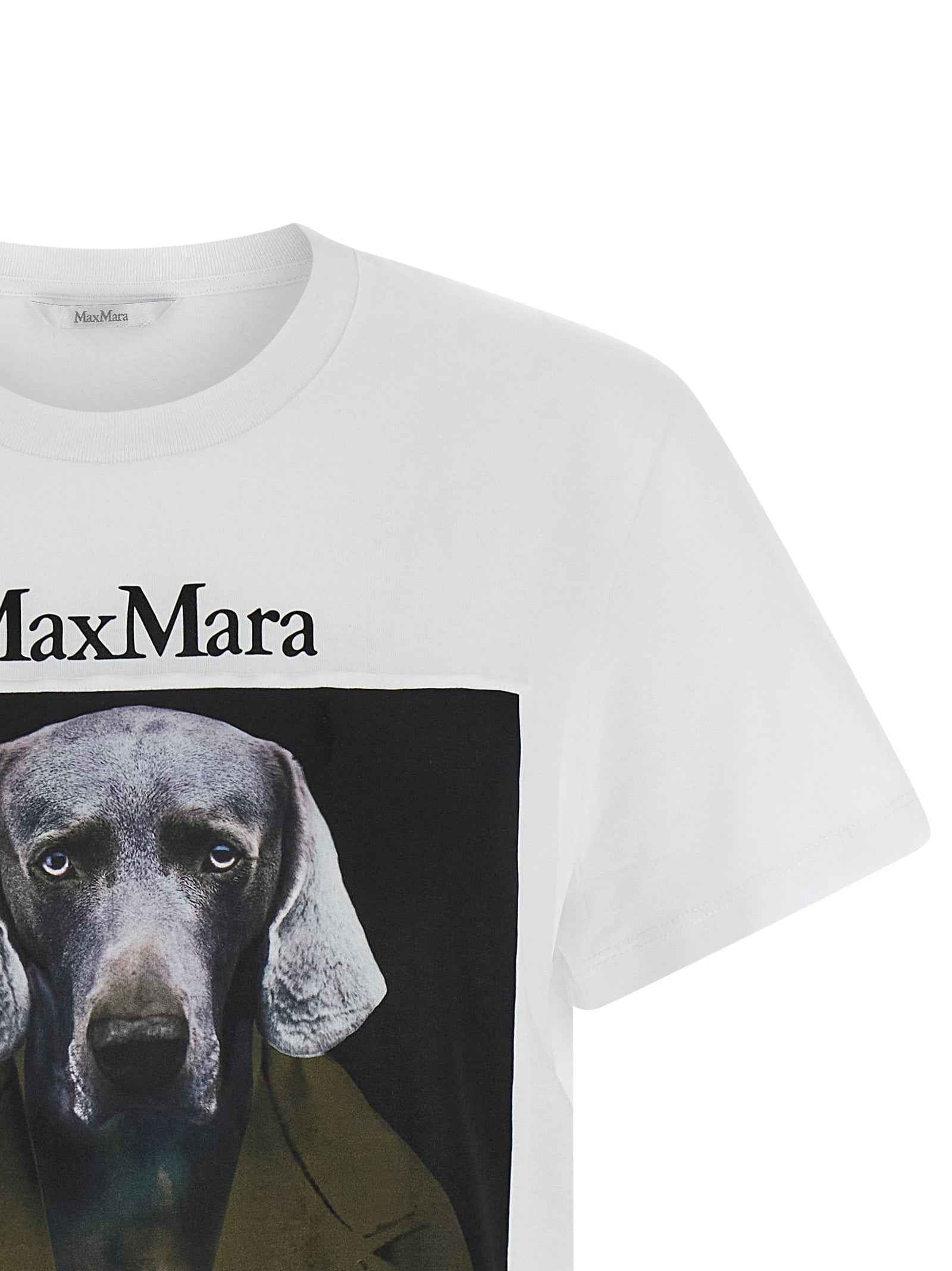 Max Mara White Cotton T-Shirt