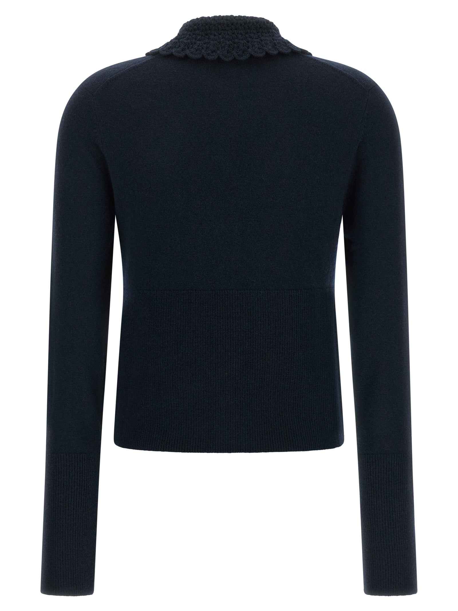 Chloé Blue Wool Cardigan