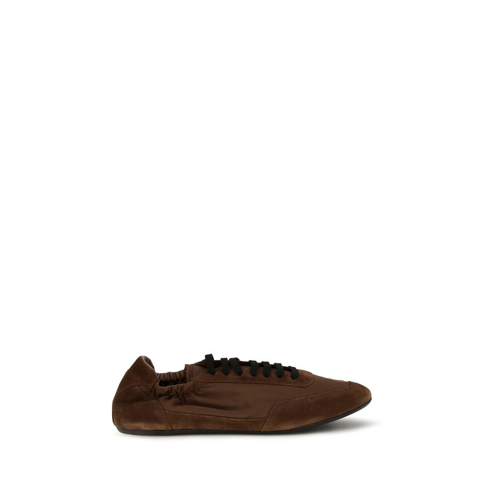 Prada Brown Rubber Athletic Sneakers
