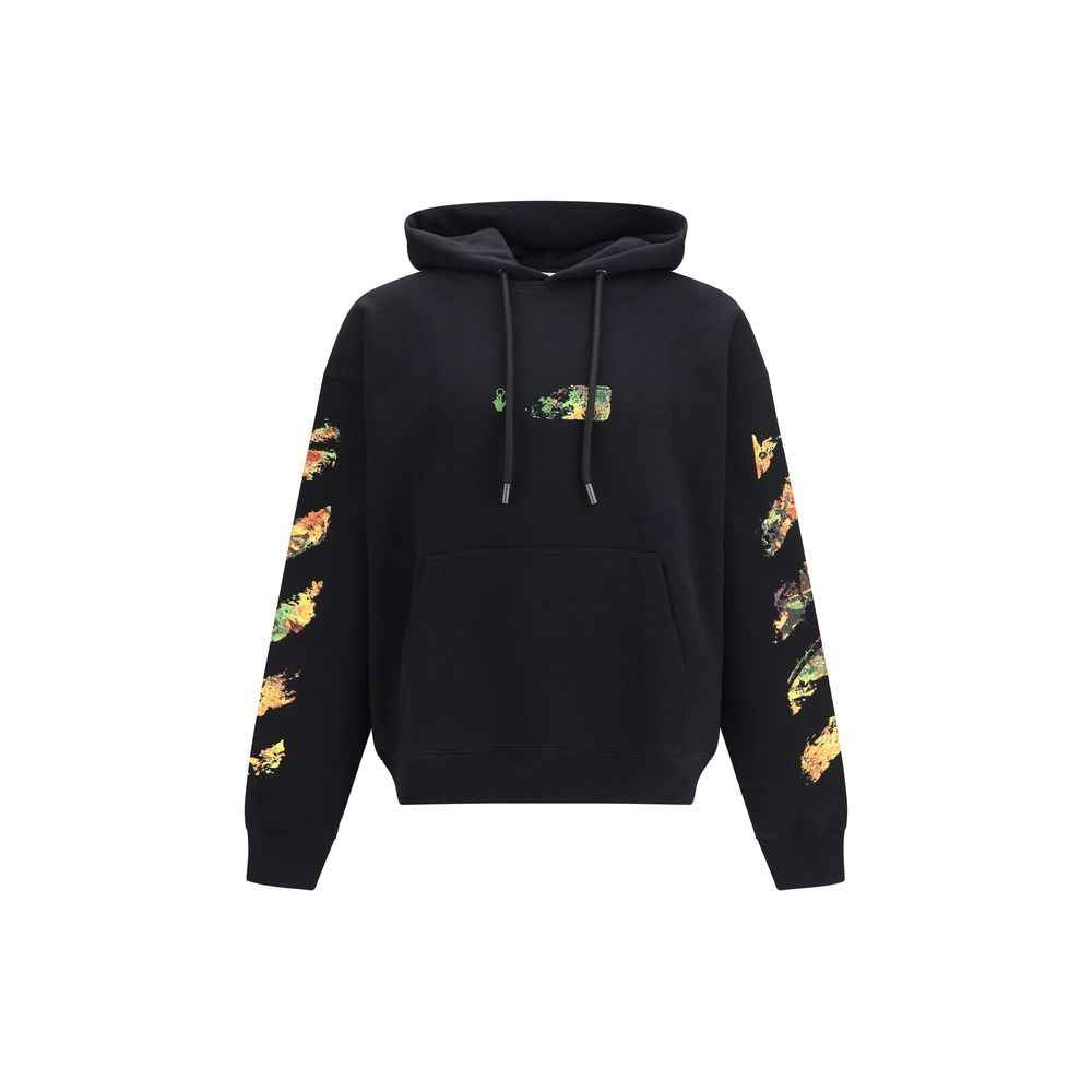 Off-White Black Cotton Sweatshirt
