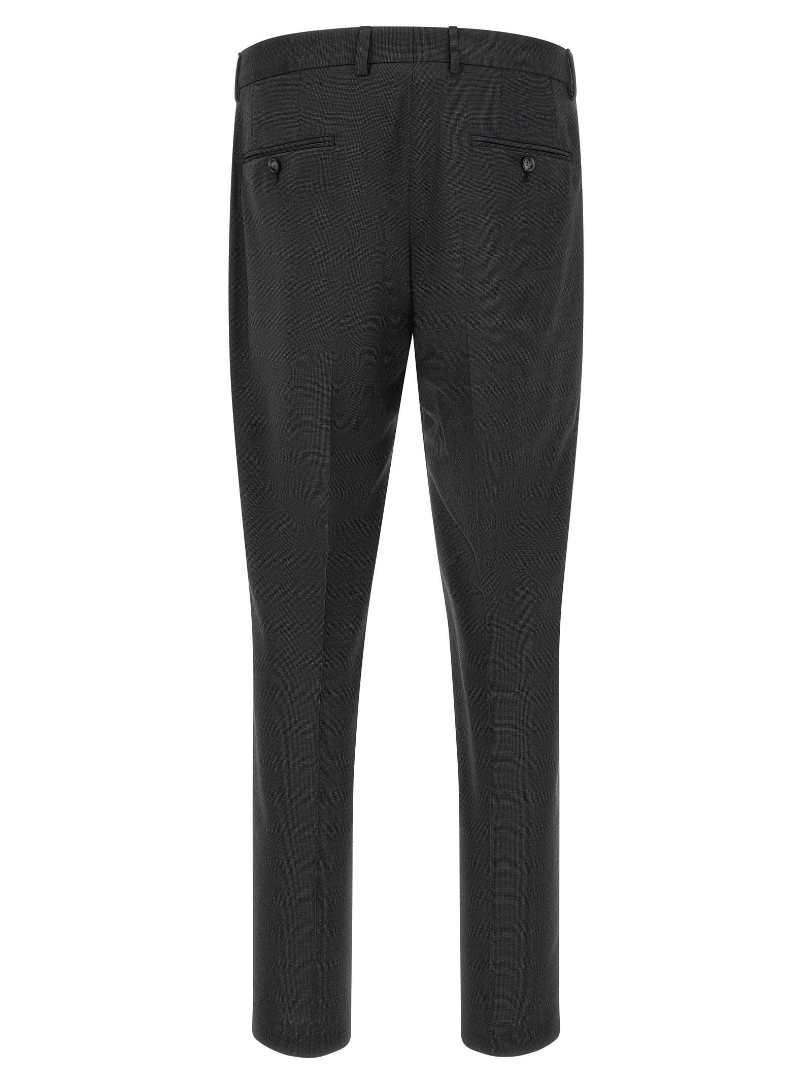 Hugo Boss Gray Virgin Wool Two-Piece Suit