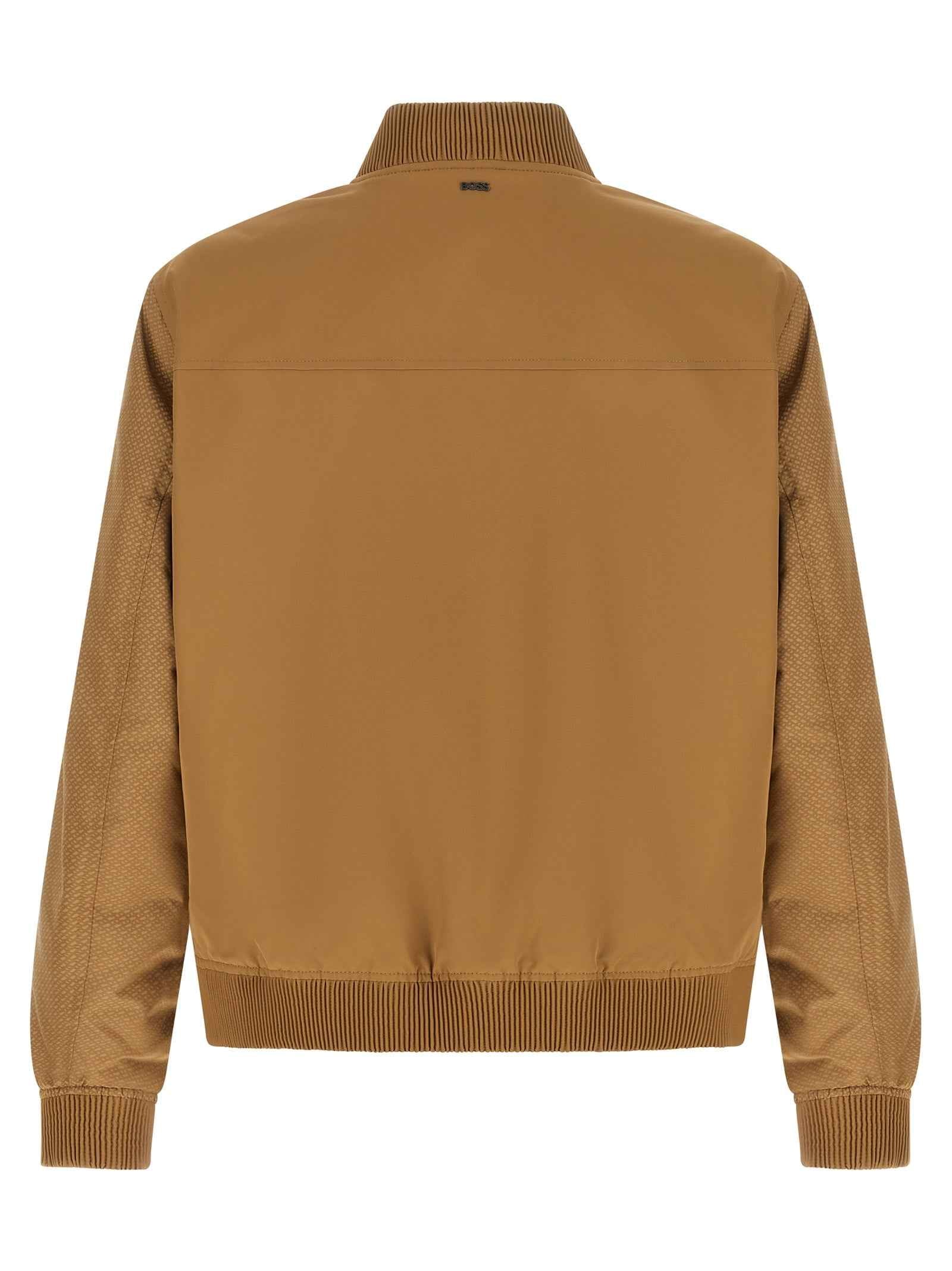 Hugo Boss Beige Polyester Bomber