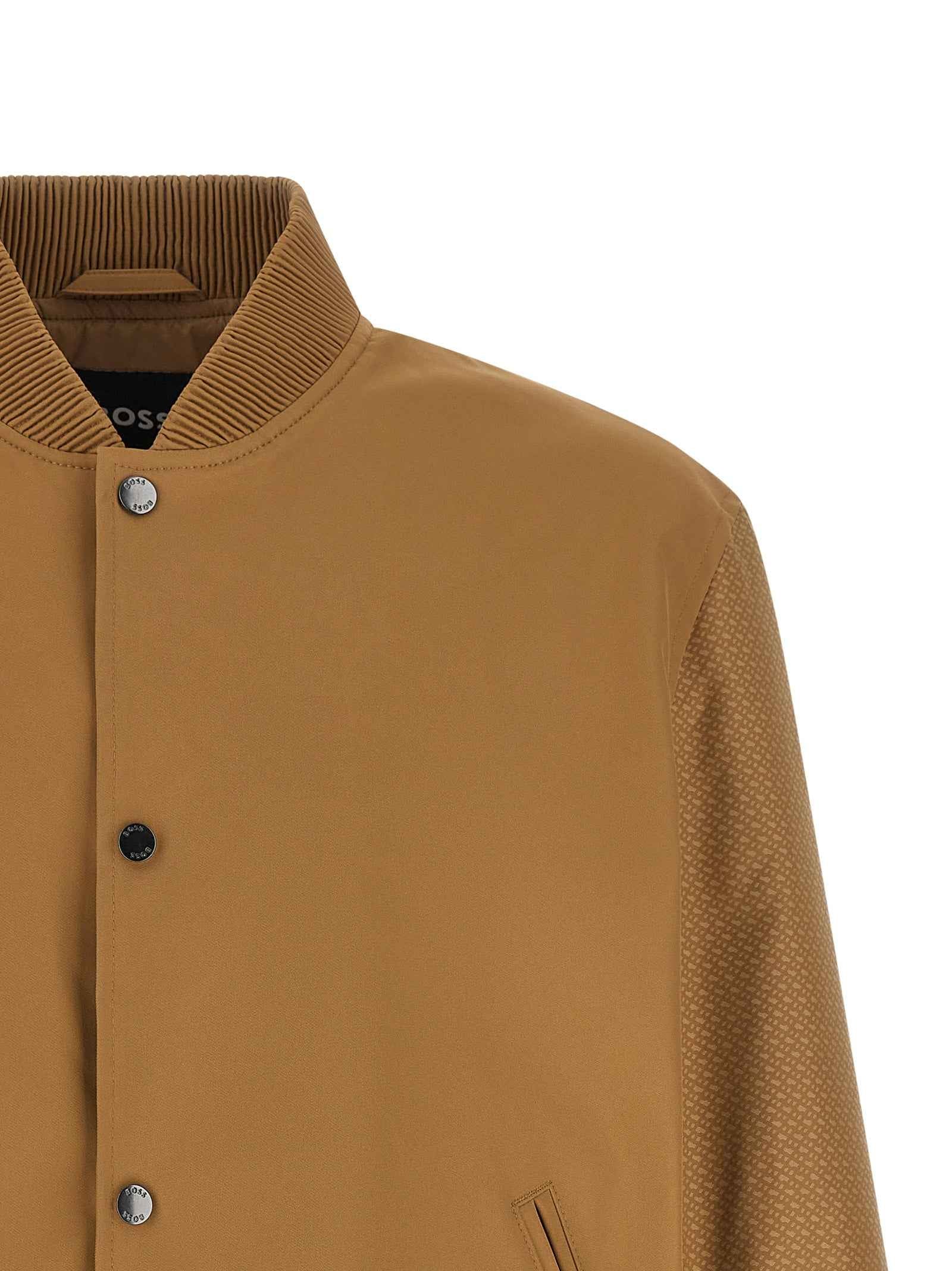 Hugo Boss Beige Polyester Bomber