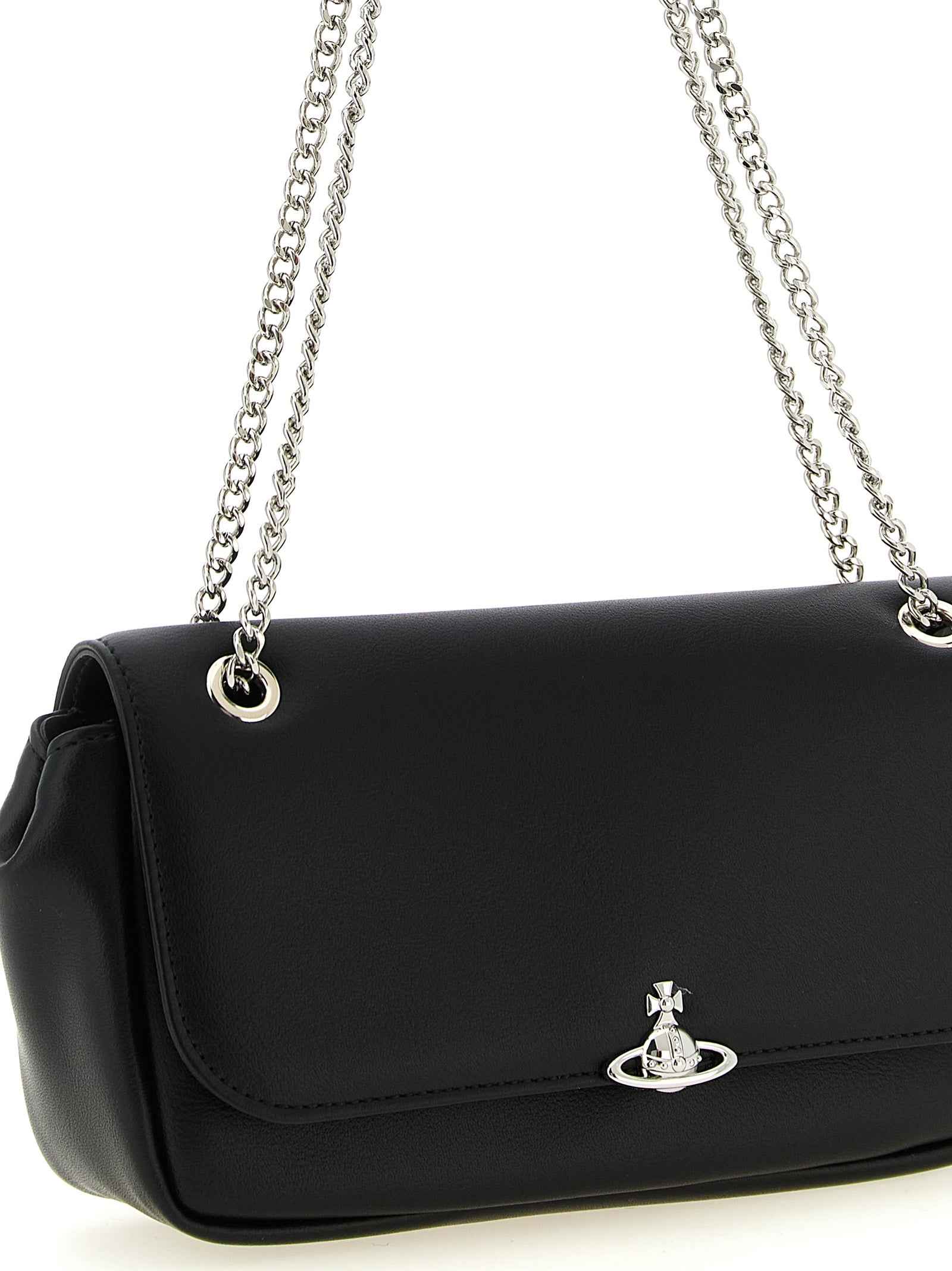 Vivienne Westwood Black Polyester Crossbody Bag