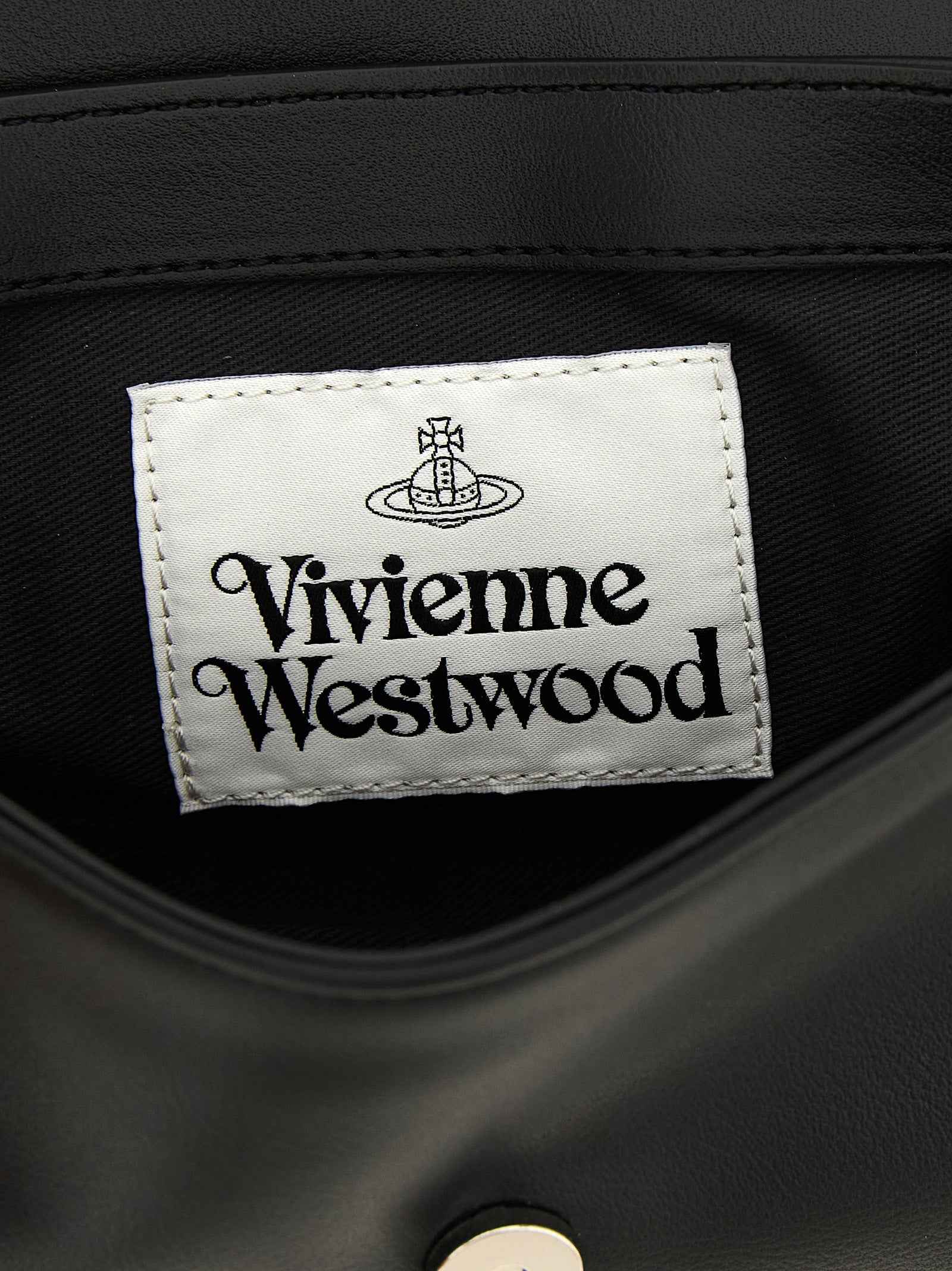 Vivienne Westwood Black Polyester Crossbody Bag