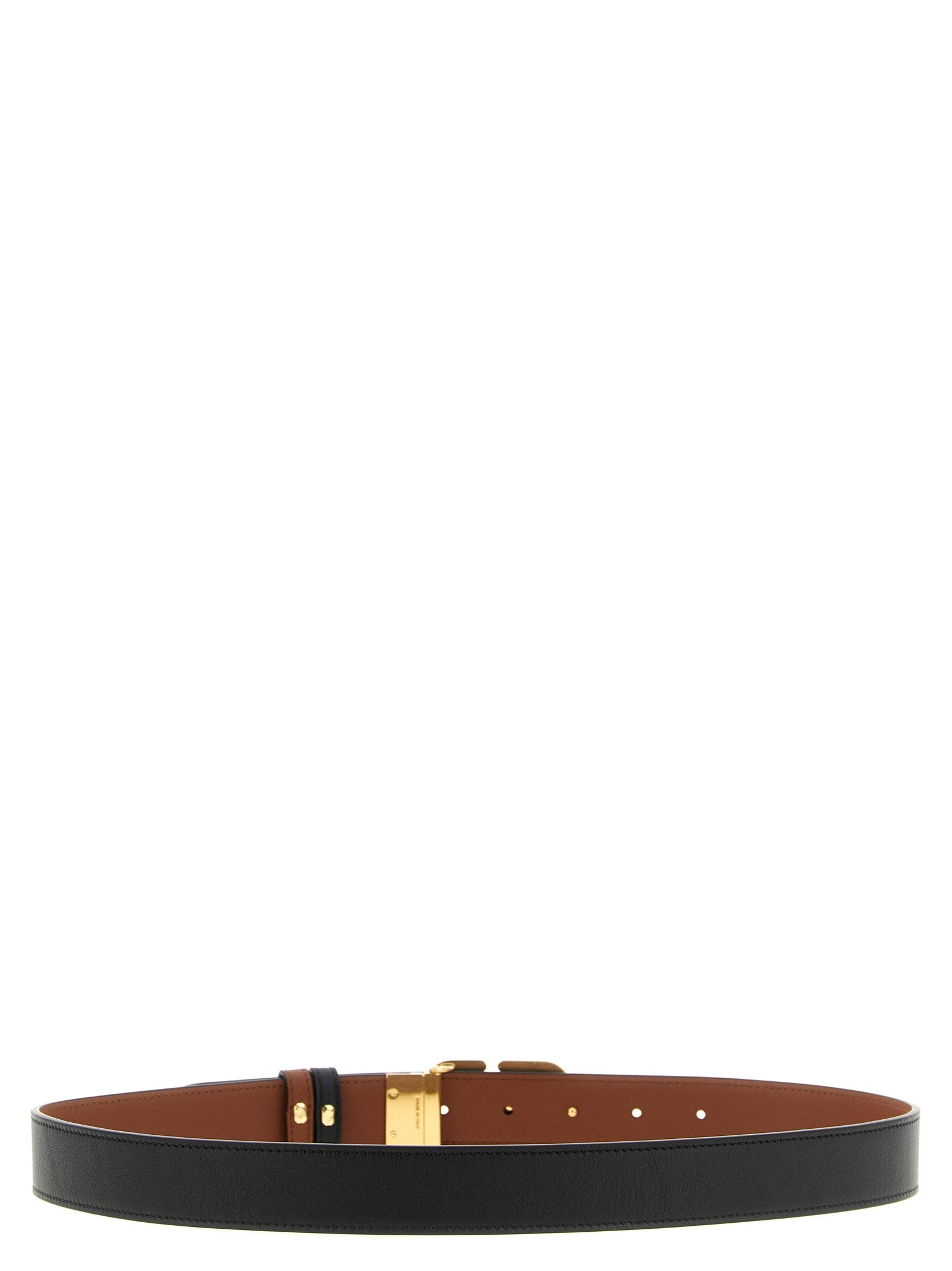 Valentino Garavani Black Calfskin Regular Belt