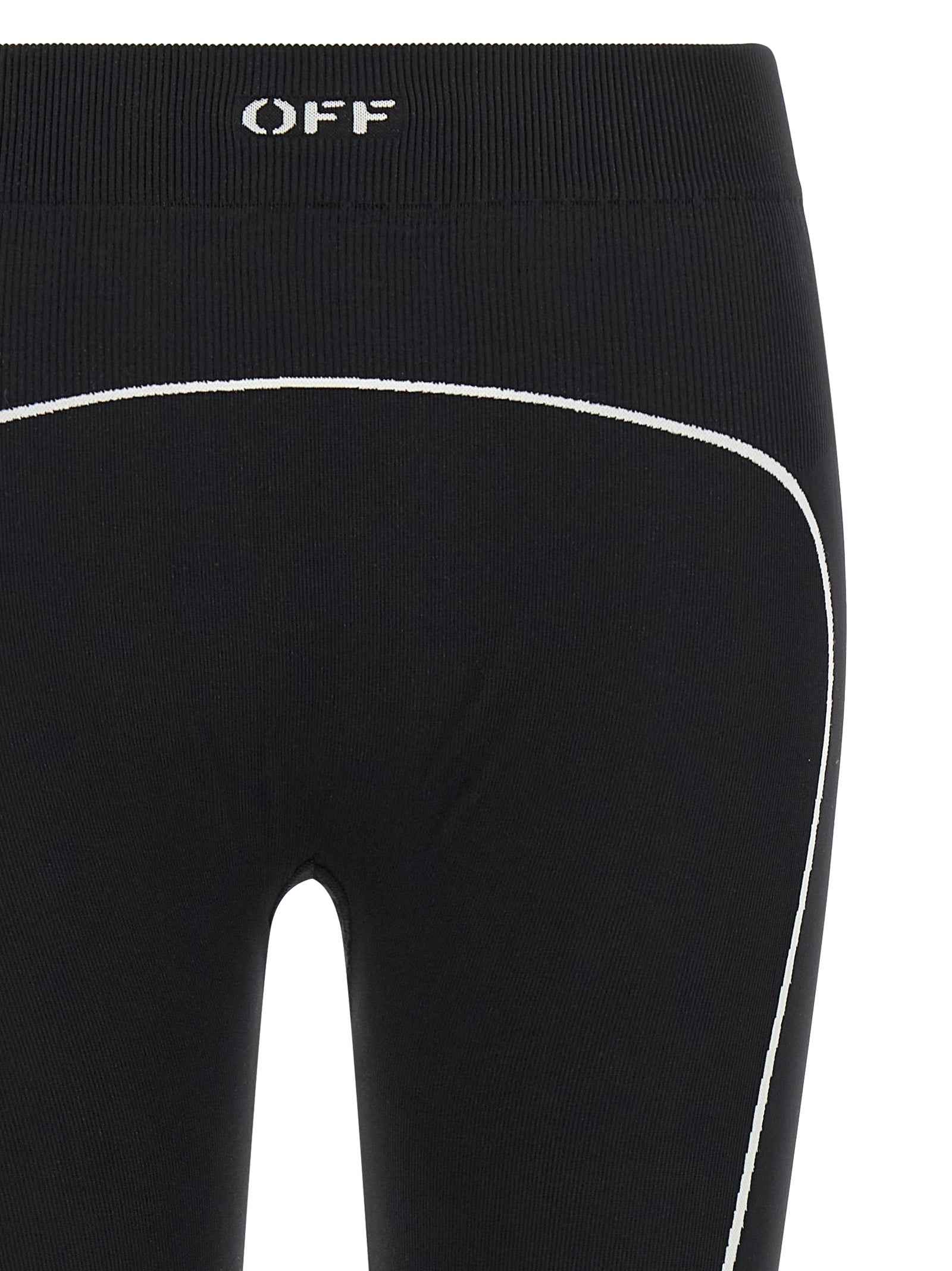 Off-White Black Polyamide Leggings