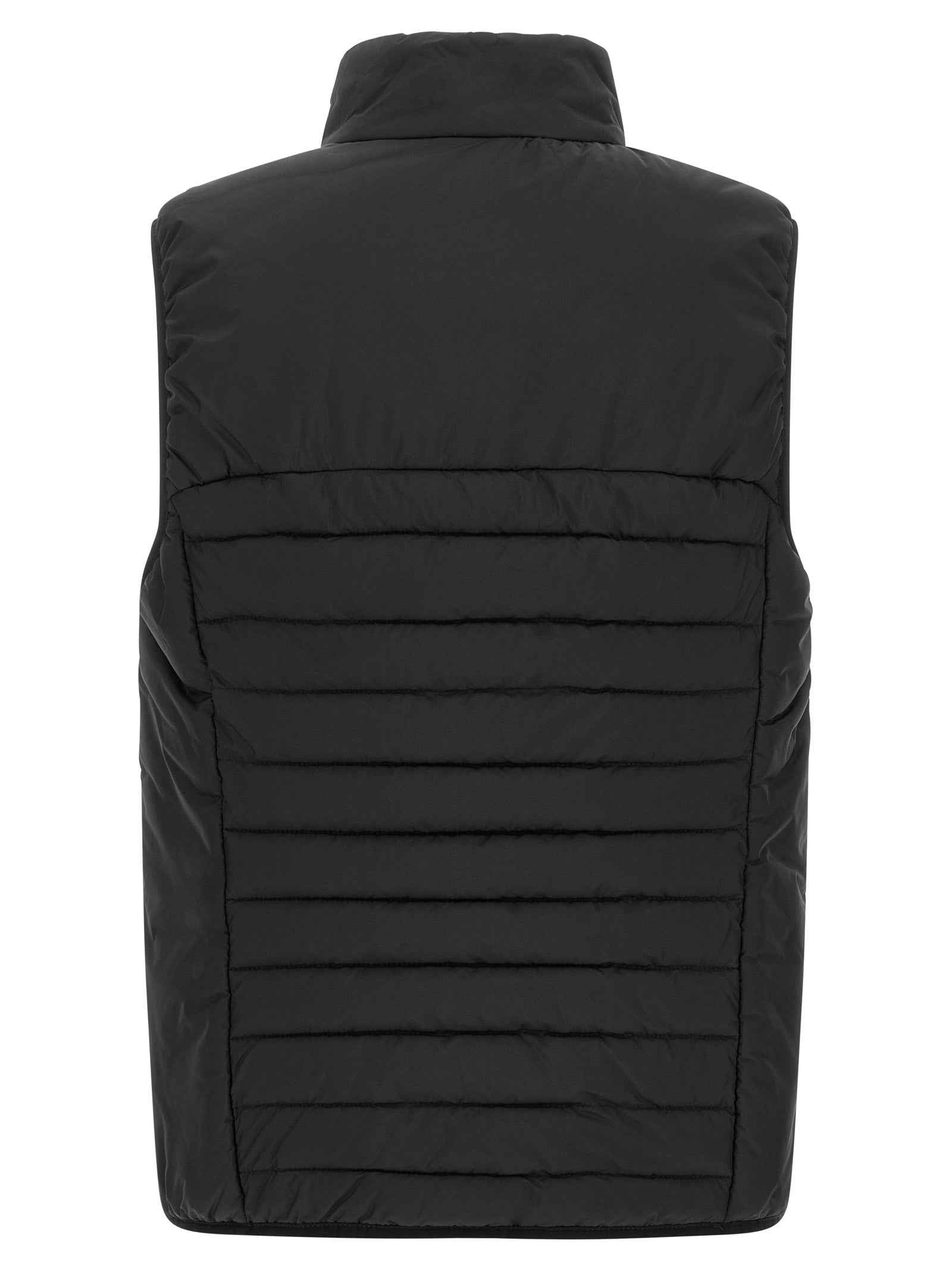 Hugo Boss Black Polyester Sleeveless Jacket