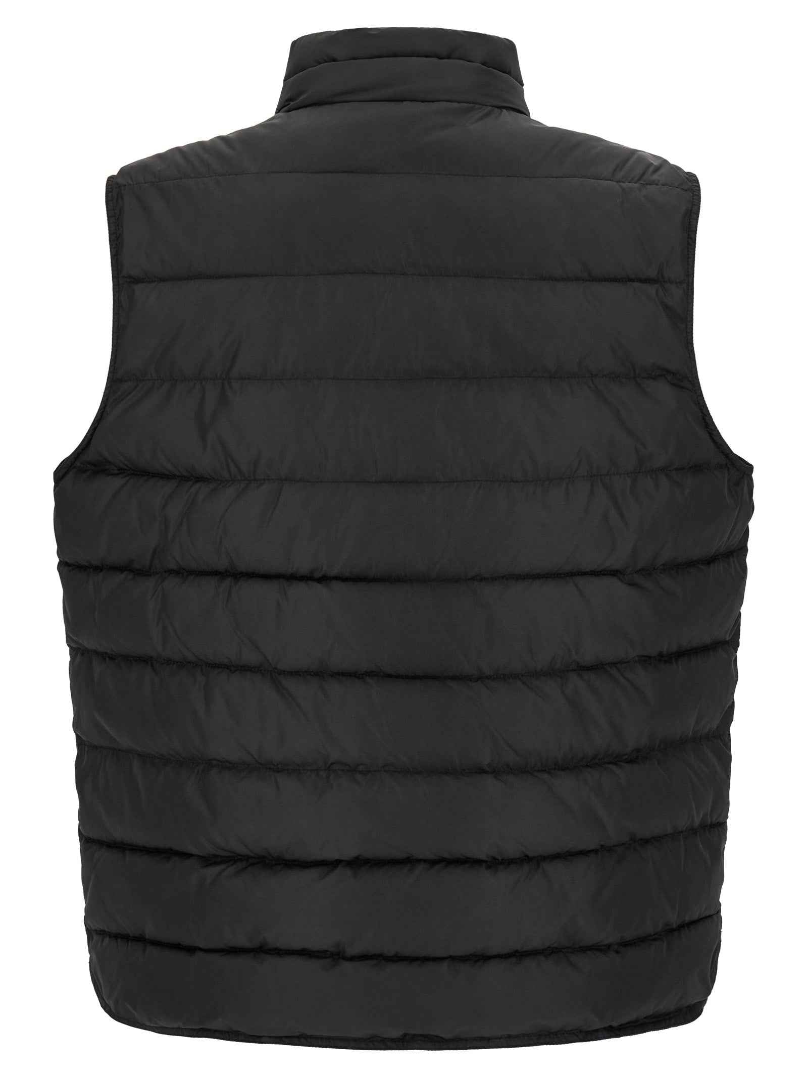 Dolce & Gabbana Black Polyester Sleeveless Jacket