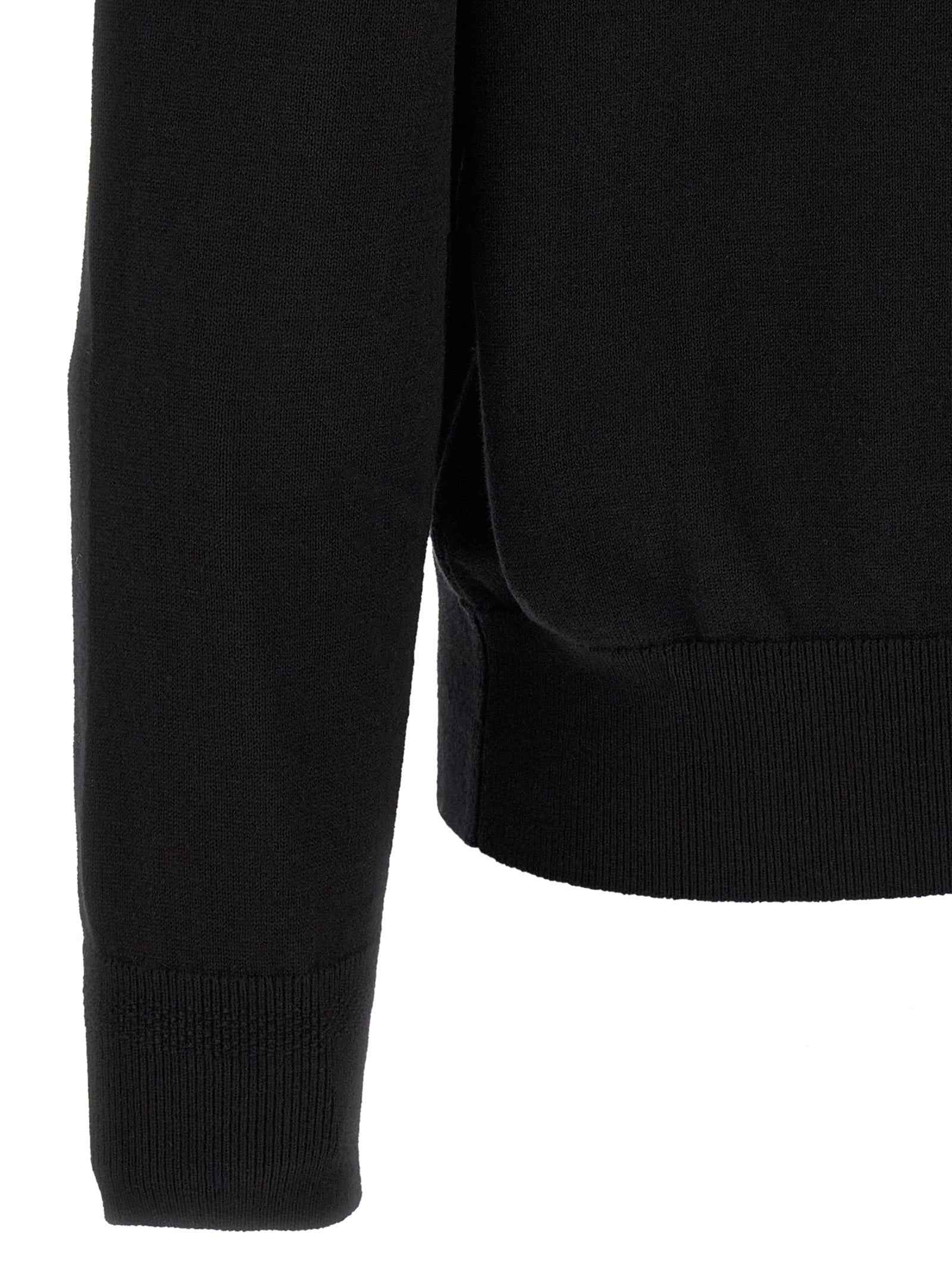 Hugo Boss Black Cotton Cardigan