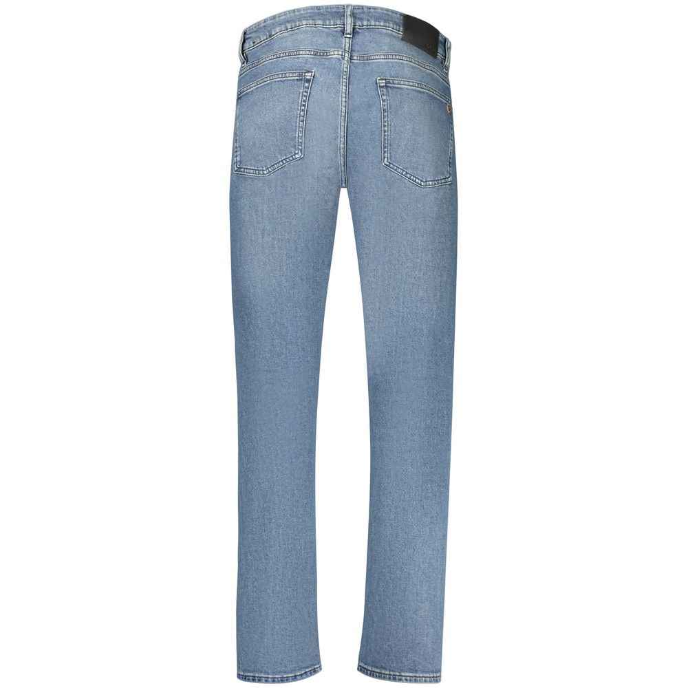 Hugo Boss Blu Cotton Men's Slim Jeans