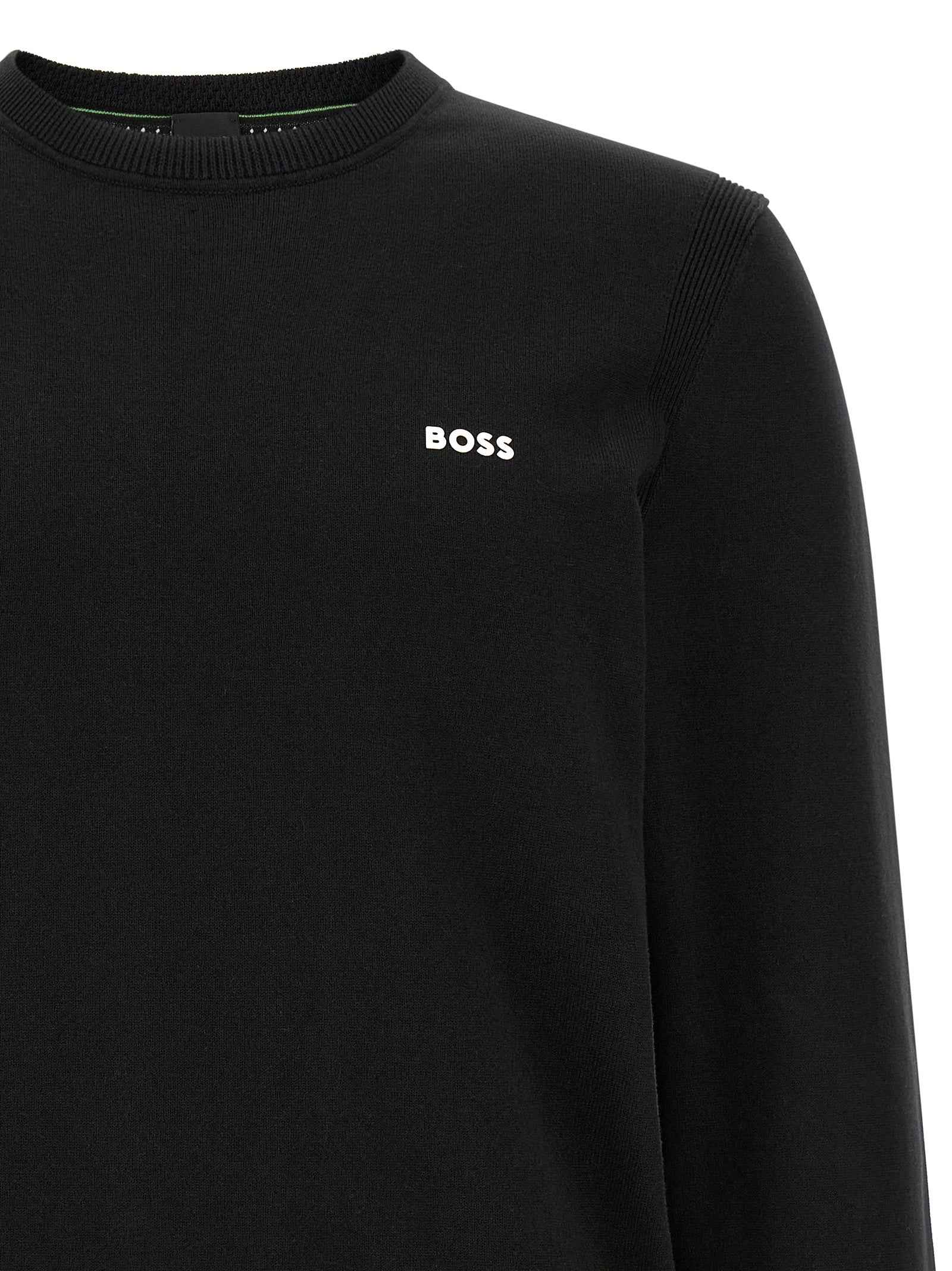 Hugo Boss Black Cotton Cardigan
