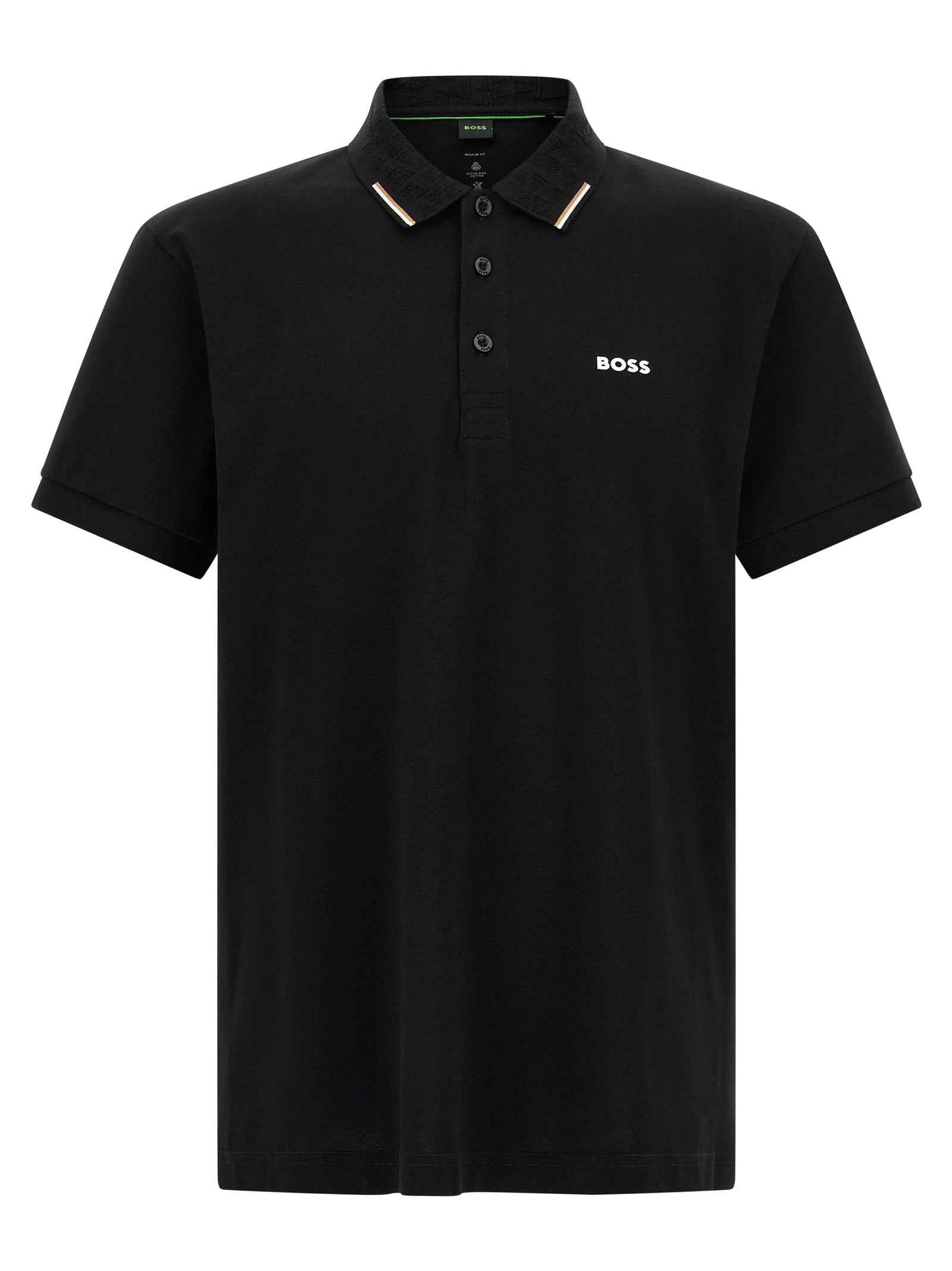 Hugo Boss Black Cotton Polo Shirt