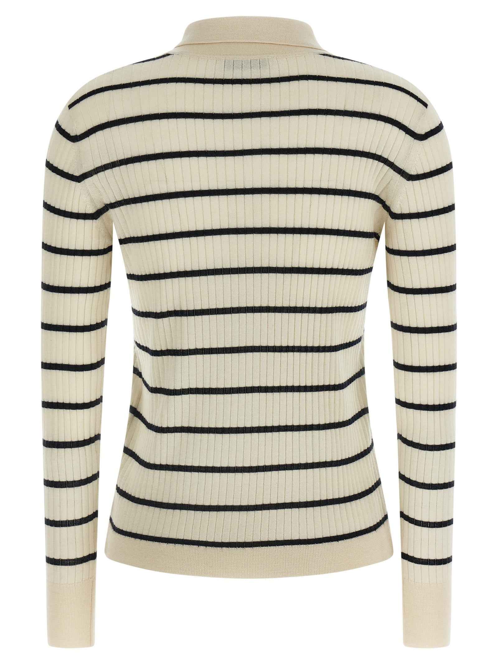 Max Mara Blue Cashmere Polo Shirt