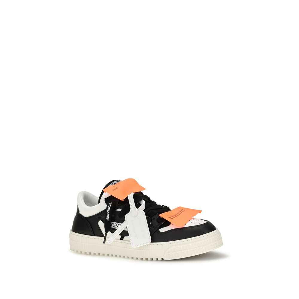 Off-White Multicolor Calf Leather Bos Taurus Low Top Sneakers