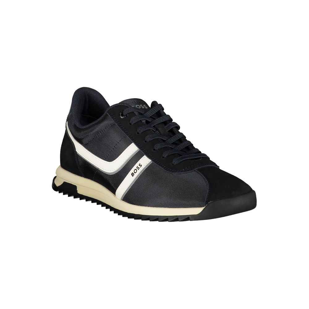 Hugo Boss Blue Polyurethane Men's Sneaker