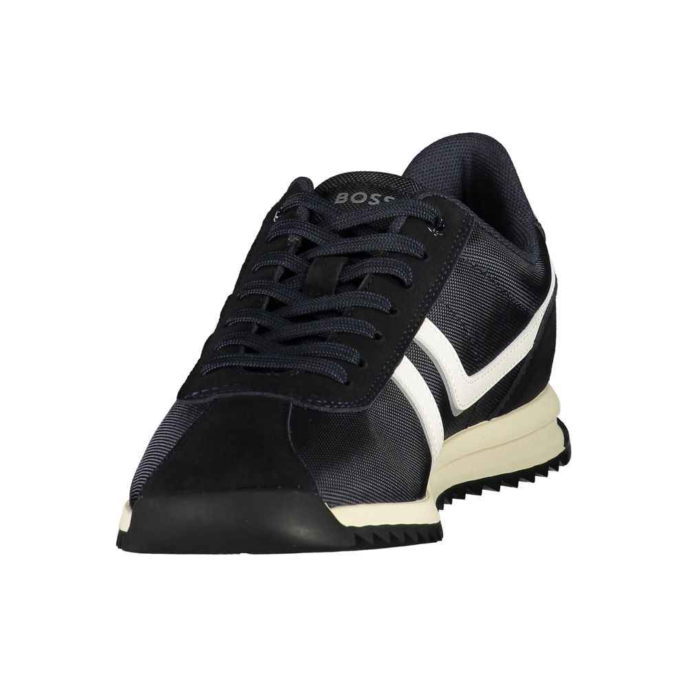 Hugo Boss Blue Polyurethane Men's Sneaker
