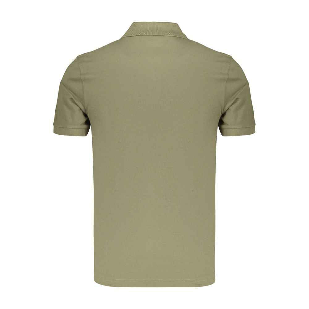 Hugo Boss Green Cotton Men's Polo Shirt