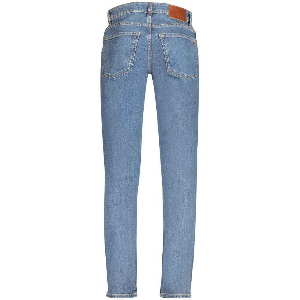 Hugo Boss Blue Cotton Men's Jeans