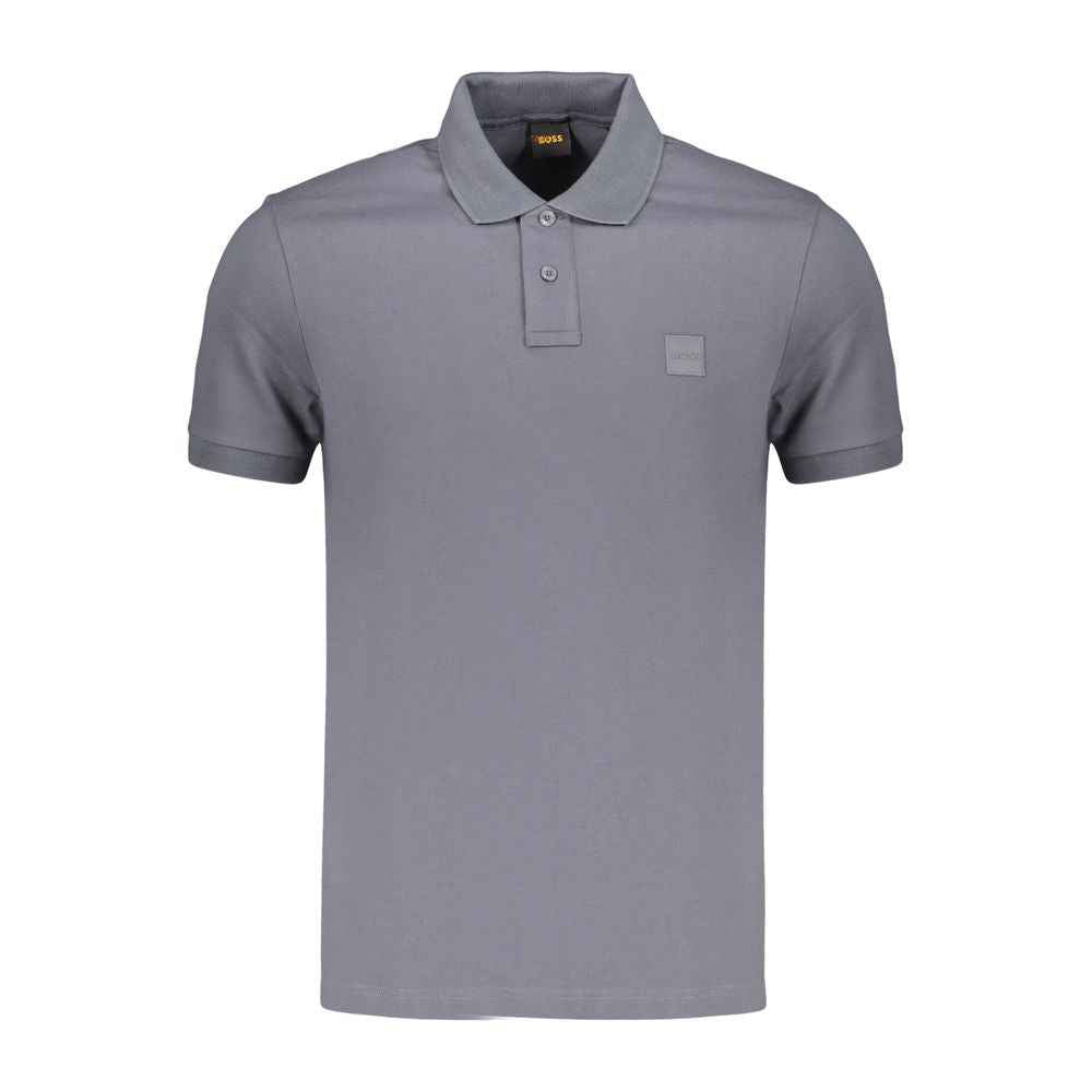 Hugo Boss Blue Cotton Men's Polo Shirt