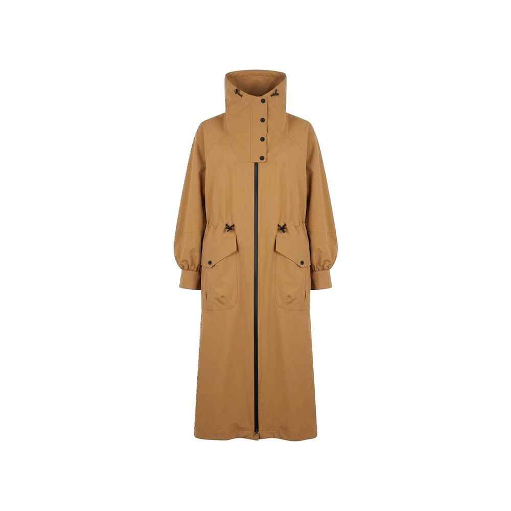 Herno Brown Polyester Coat