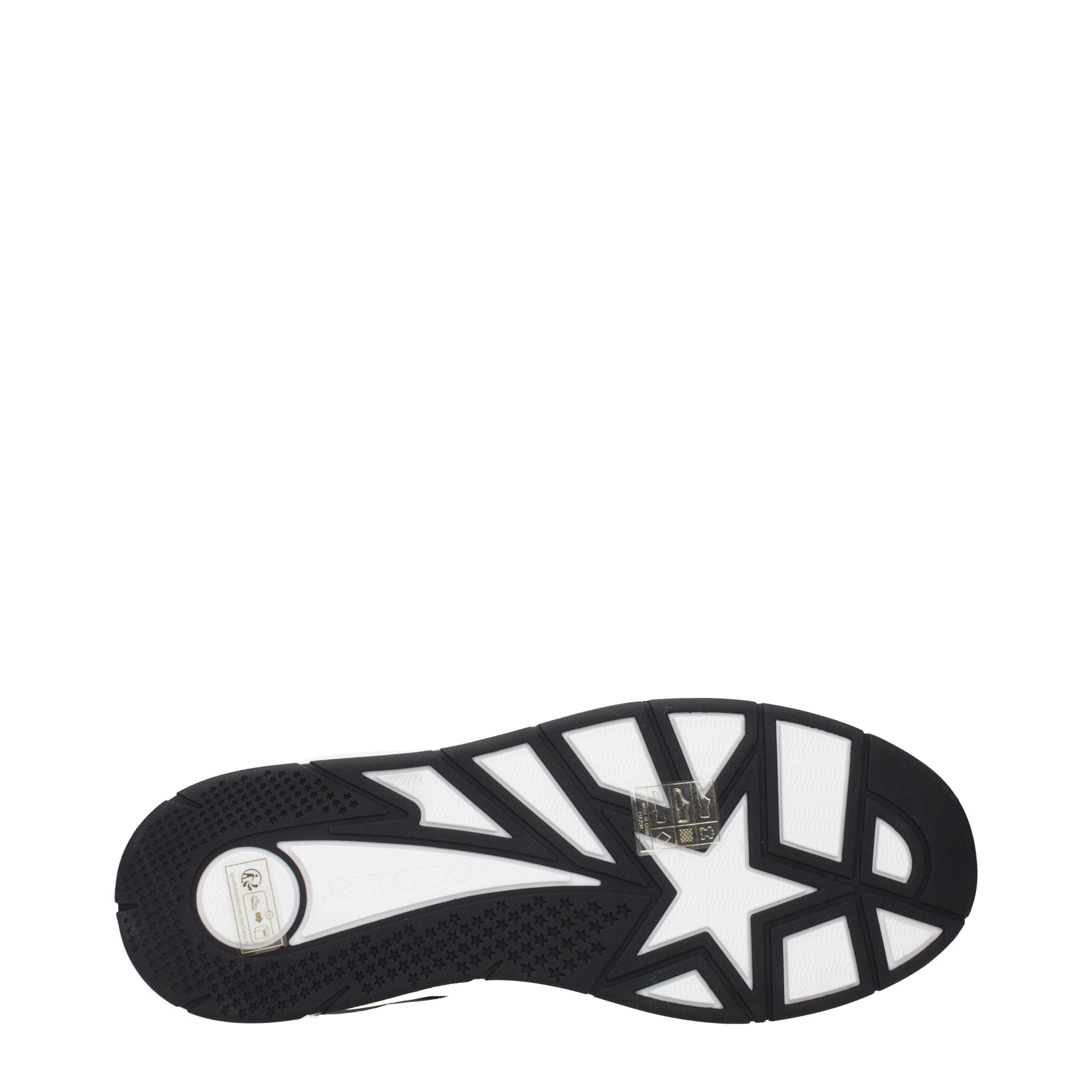 Jimmy Choo Black Leather Low Top Sneakers
