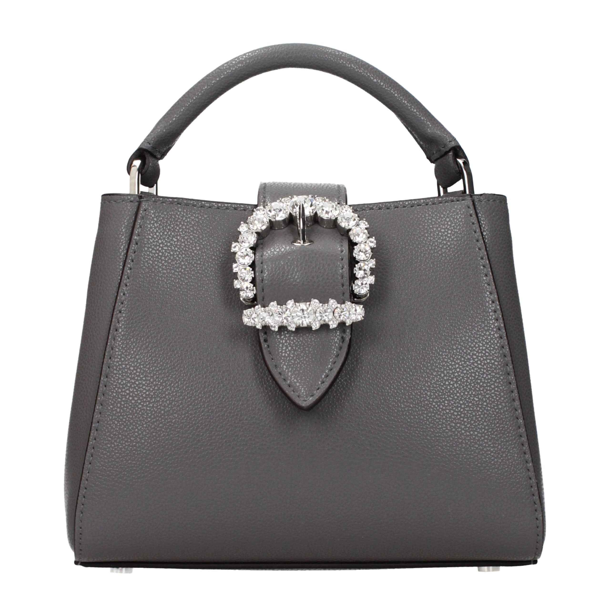 Jimmy Choo Gray Leather Handbag