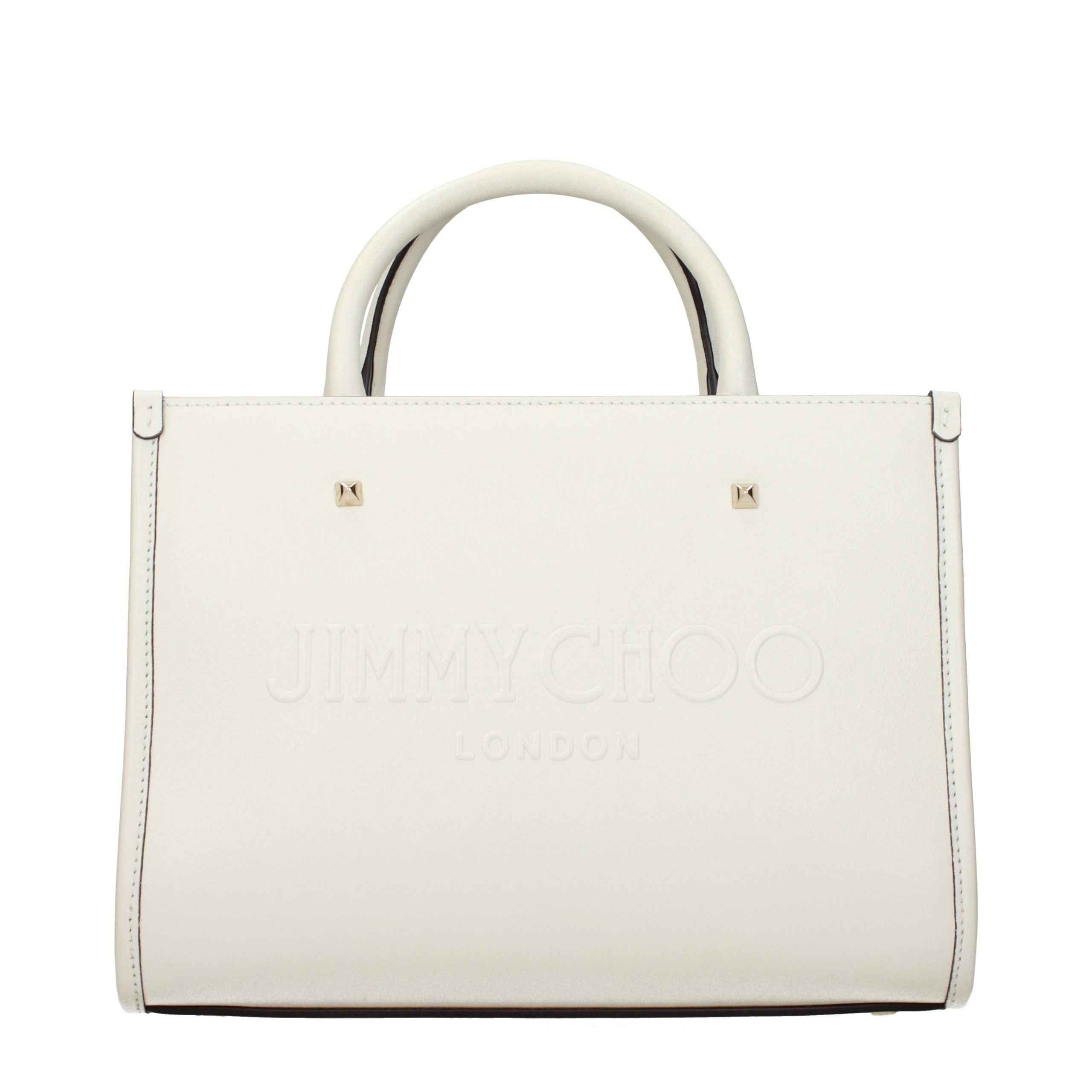 Jimmy Choo White Leather Handbag